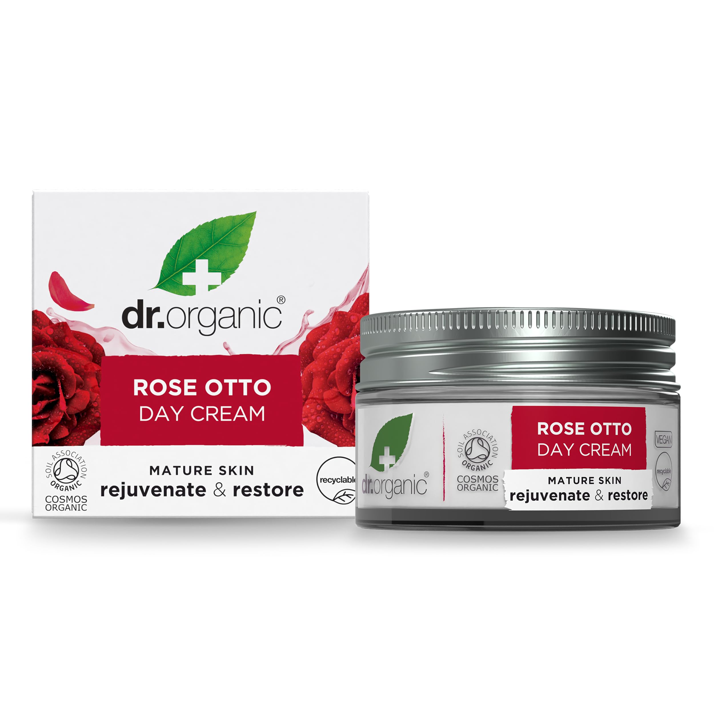 Organic Doctor Rose Otto Day Cream, 1.7 Fluid Ounce