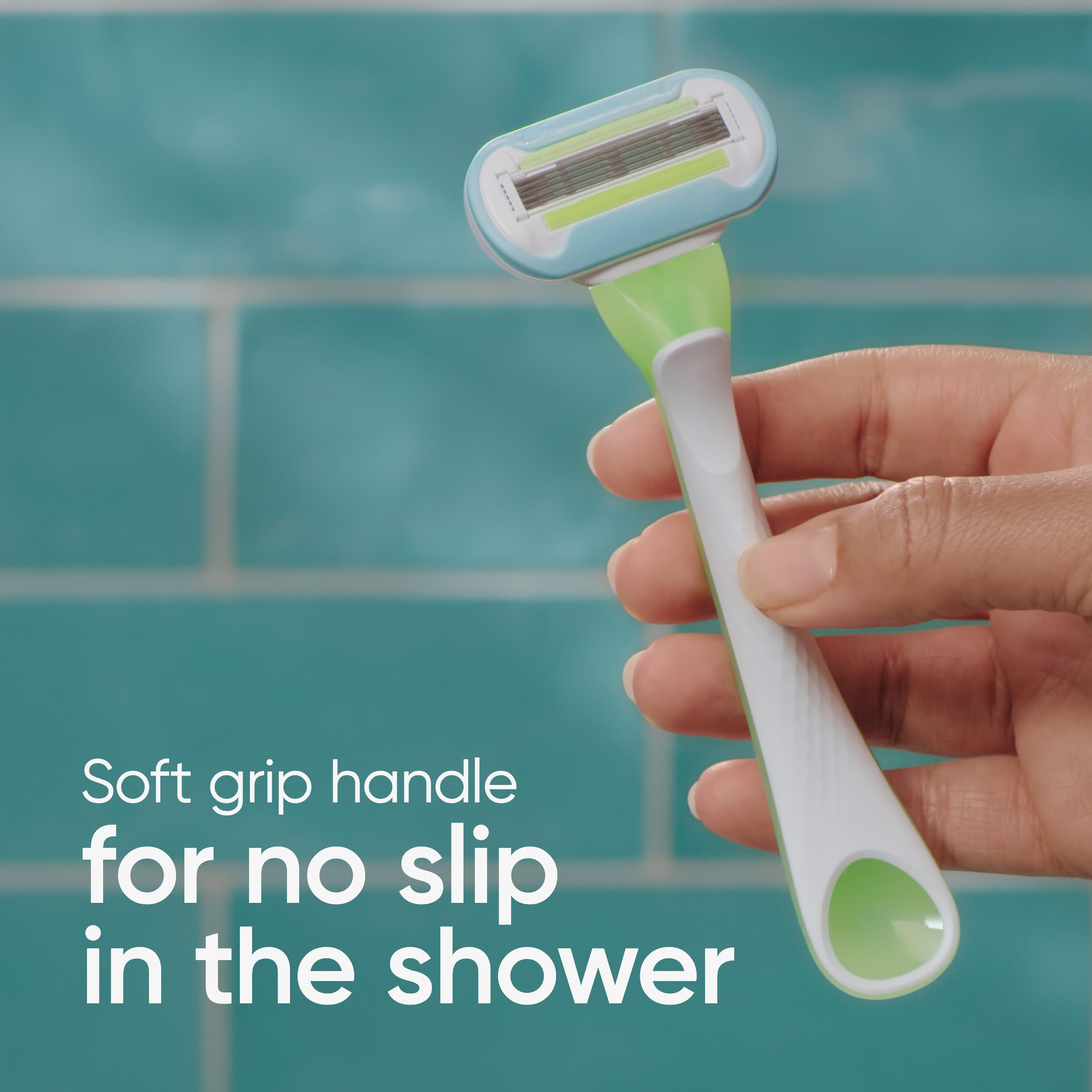 Gillette Venus Extra Smooth, Green Disposable Women's Razors - 2 Count