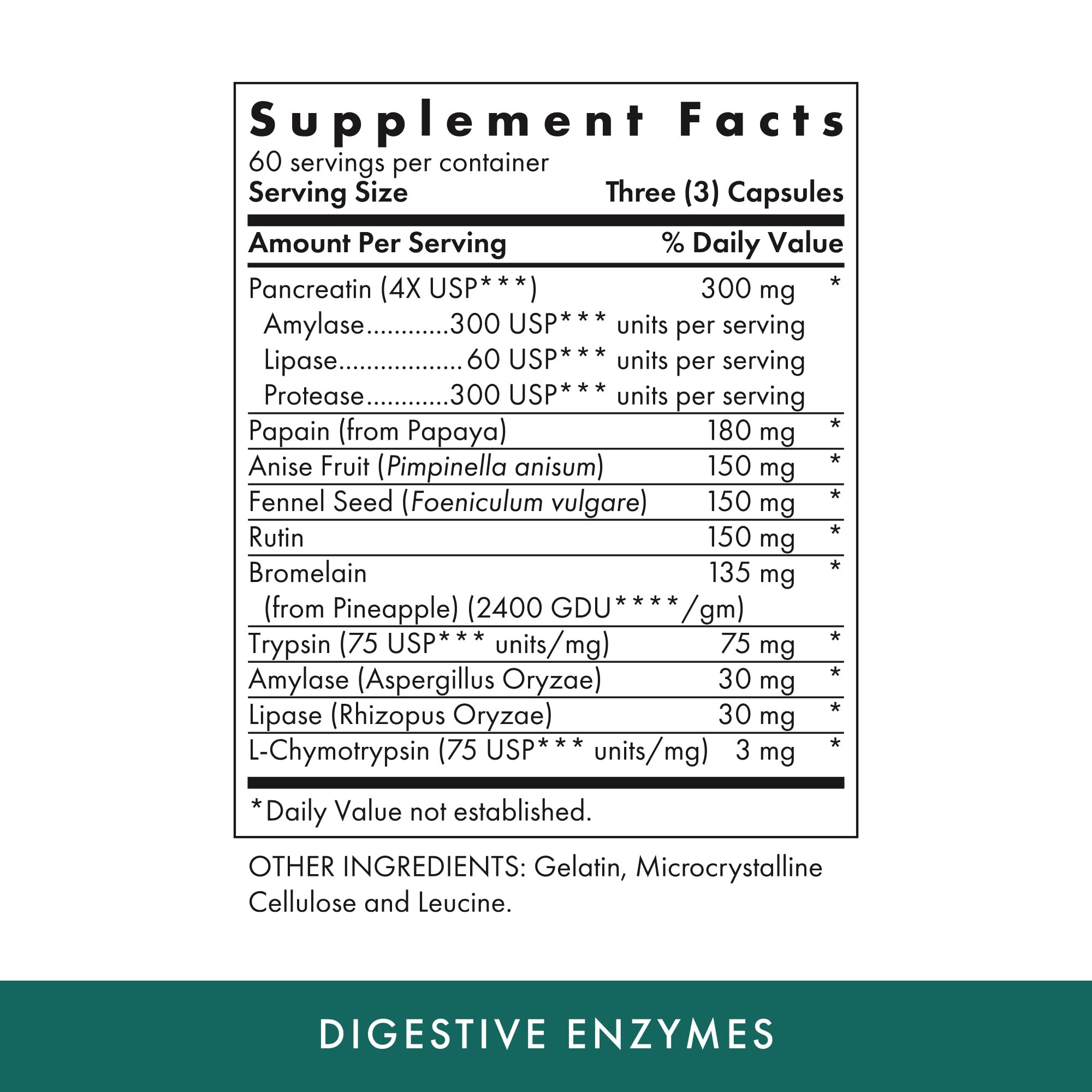 MICHAEL'S Health Naturopathic Programs Digestive Enzymes - 180 Capsules - Assists in Digesting Protein, Fats, Starch, Dairy & Carbohydrates - 60 Servings