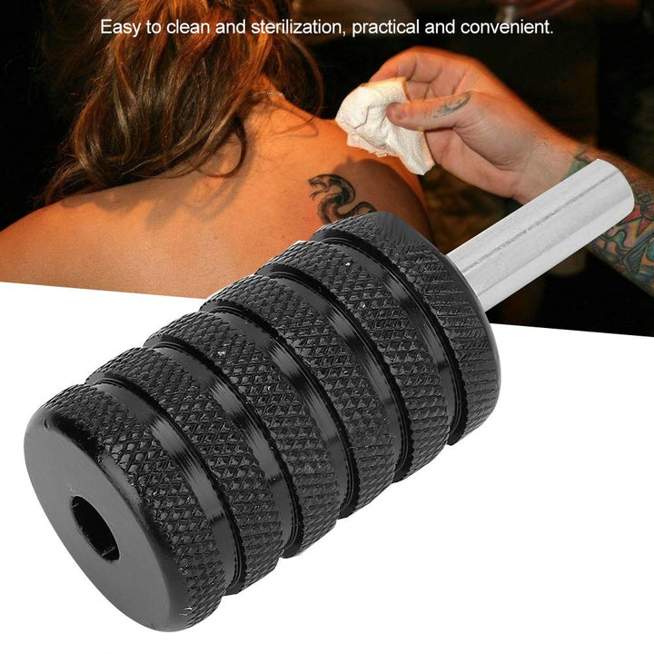 Tattoo Machine Grip, Professional Non-slip Shockproof Tattoo Handle for Professional Tattoo Artists or Beginners Tattoo Tubes Accessory(35mm)