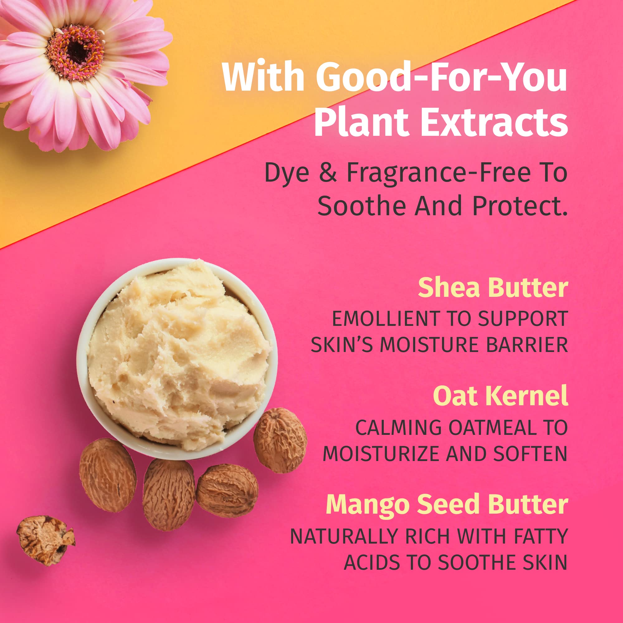 Hempz Sensitive Skin Herbal Body Moisturizer, Off White, 17 Fluid Ounce