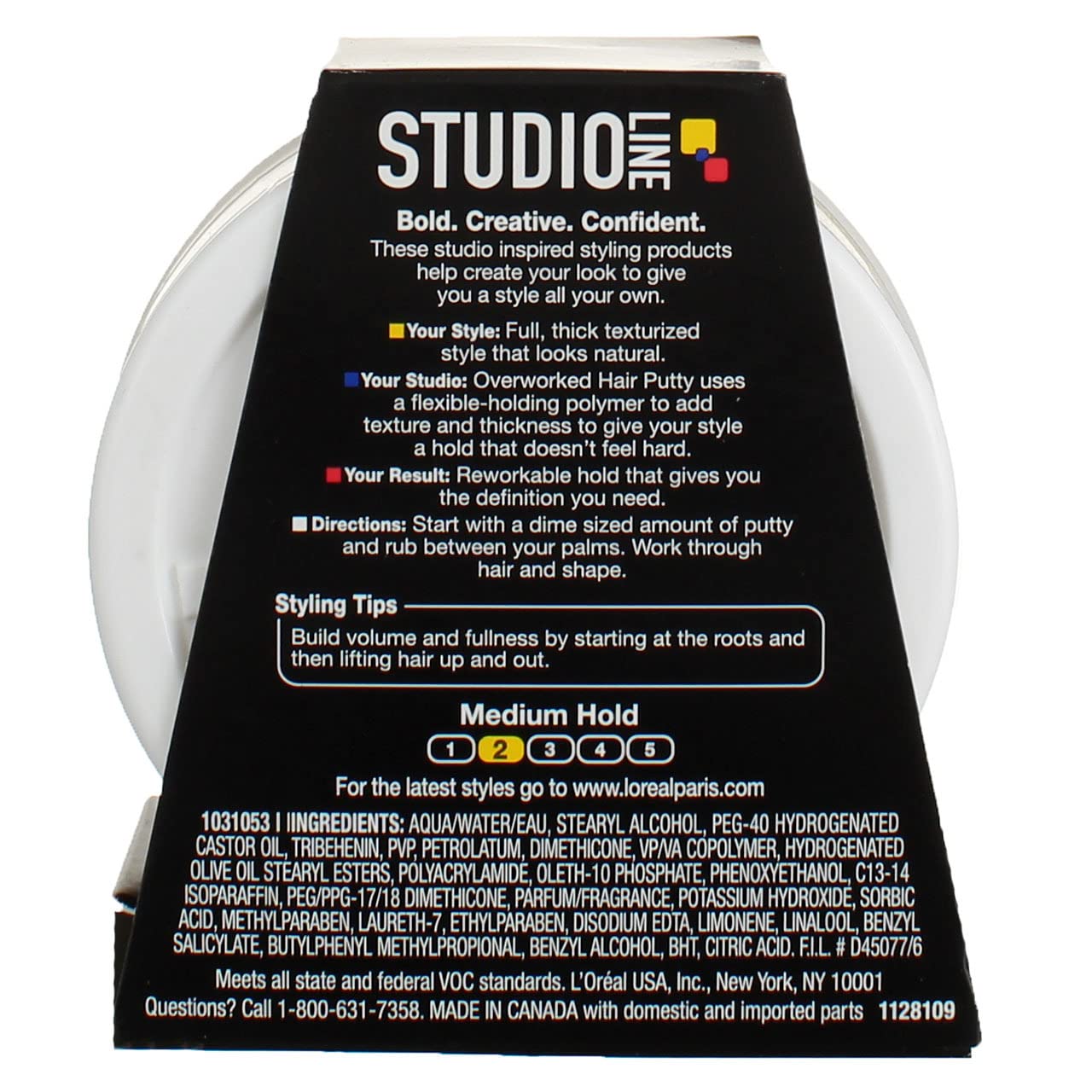 L'oreal LOreal Studio Line Overworked Hair Putty