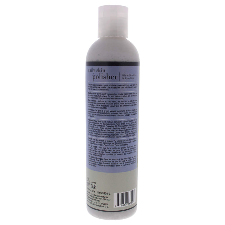 Cuccio Naturale Daily Skin Body Polisher - Soothes And Softens Your Skin - Gentle Exfoliation Process - Lifts Dead Cells From The Skin’s Surface - Radiant Skin - White Limetta And Aloe Vera - 8 Oz