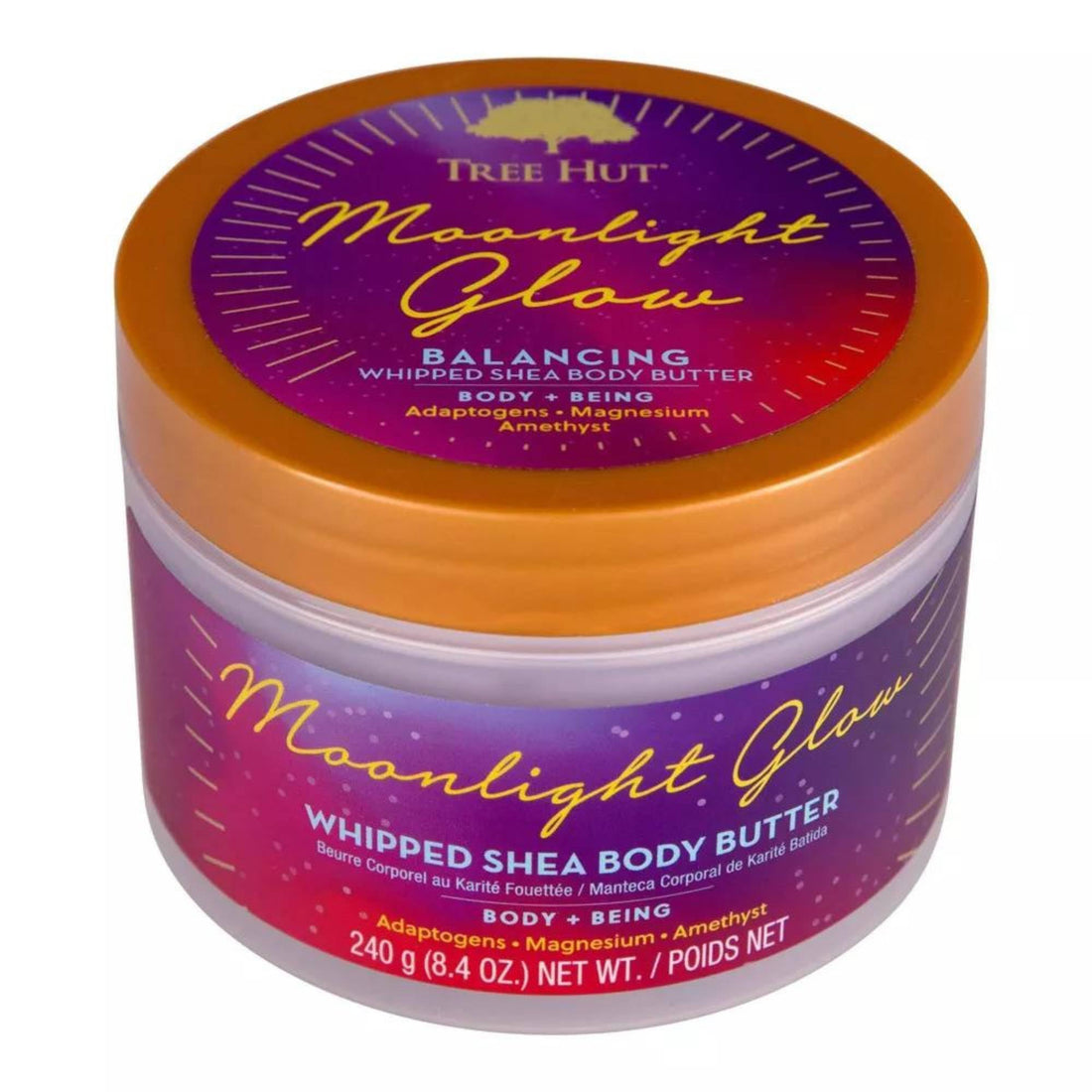 Tree Hut Moonlight Glow Whipped Shea Body Butter - Body + Being - 8.4 ounces