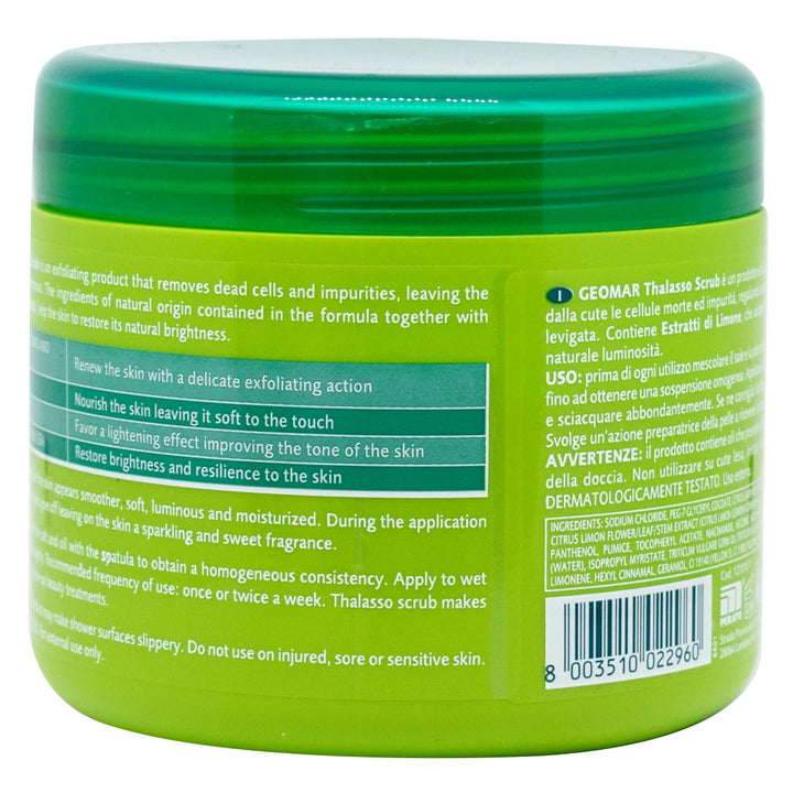 Jomar Thalasso scrub Illuminant # Lemon 600 g [Parallel import goods]