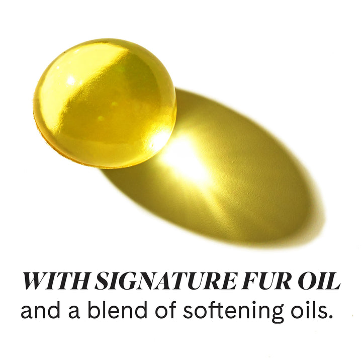 Fur Bath Drops- Fur Oil to Moisturize and Soothe Your Skin in a Natural Dissolvable Seaweed Capsule for a Relaxing Bath, with Grapeseed, Jojoba, and Clary Sage Oil - 18 Capsules
