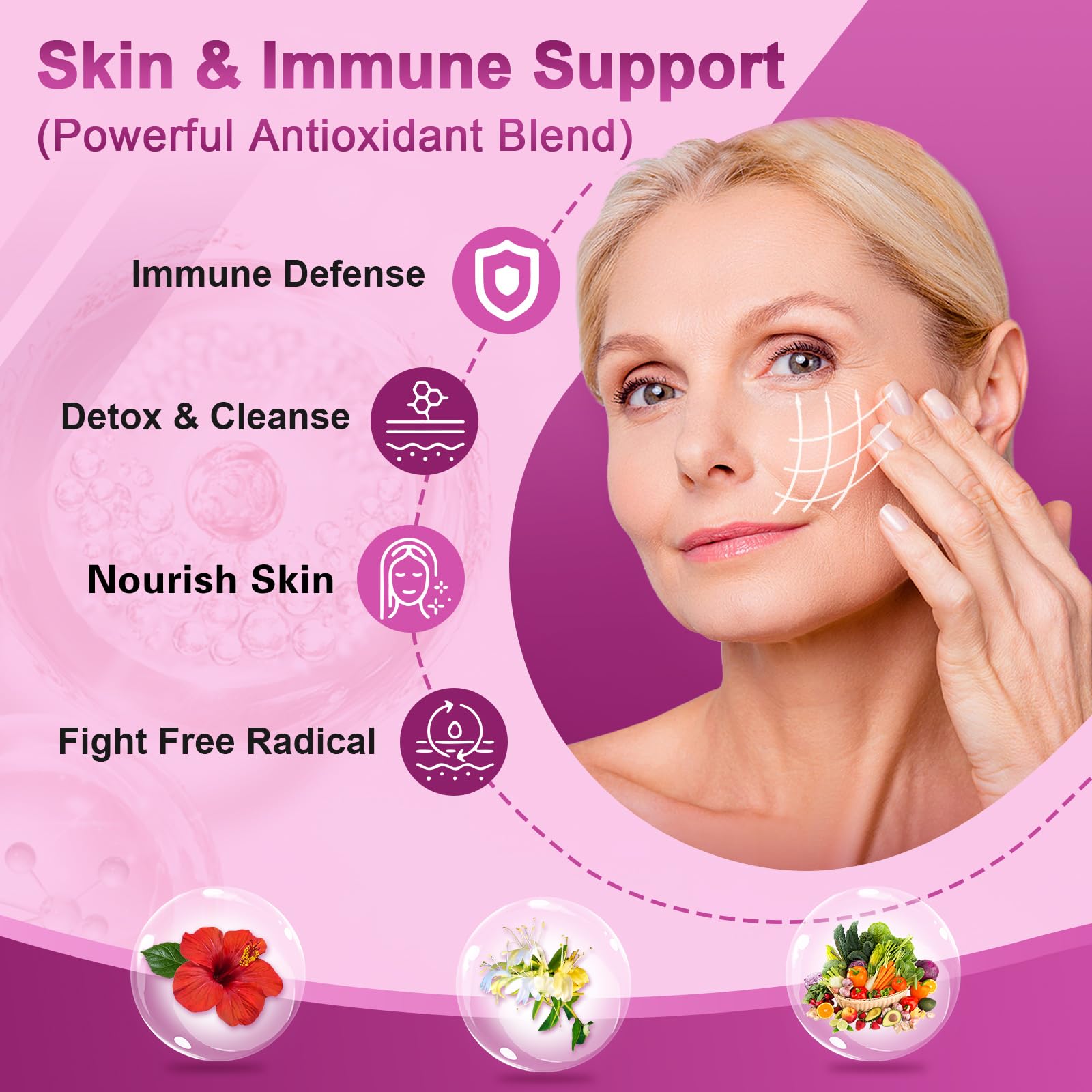 NATURE TARGET Probiotics for Women, 100 Billion CFUs Probiotic with Digestive Enzymes & Prebiotics, Vaginal Probiotics with Cranberry for Urinary Tract Health, pH Balance, 90 Veggie Capsules