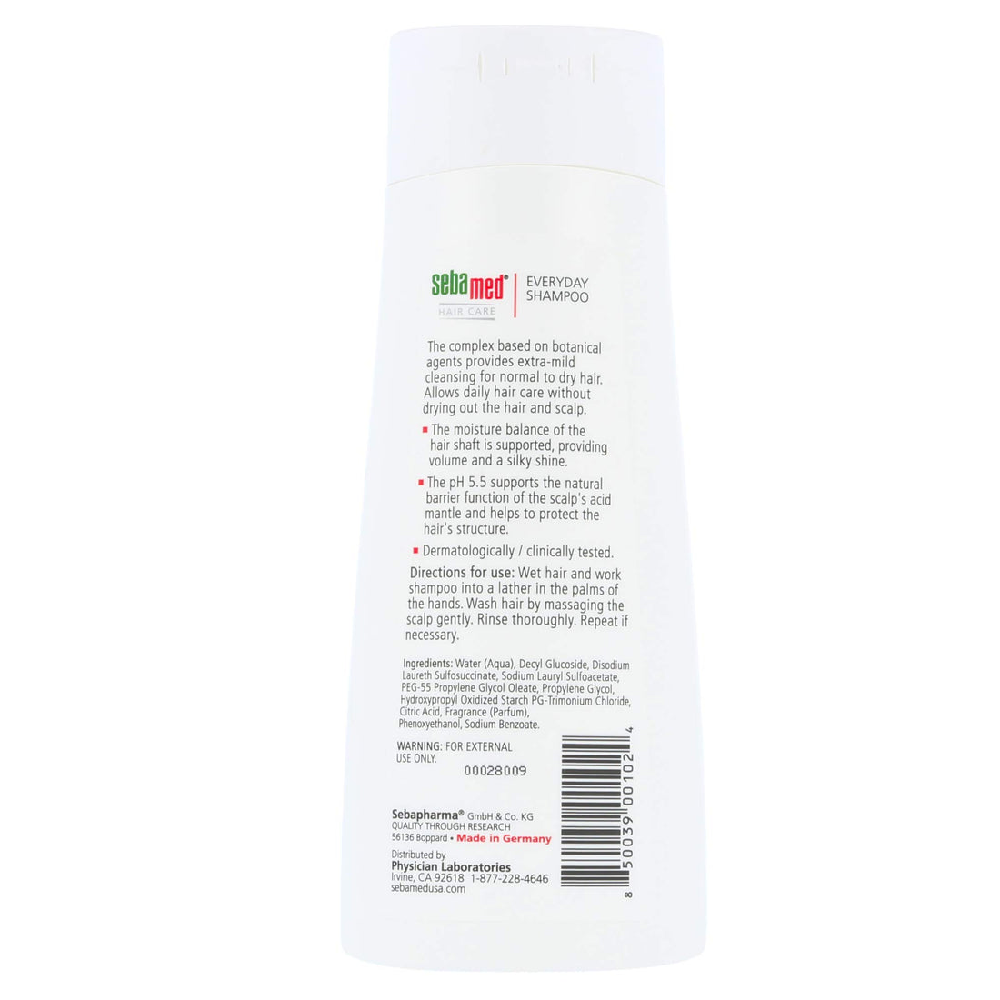Sebamed Everyday Shampoo (6.8 fl oz / 200 ml)