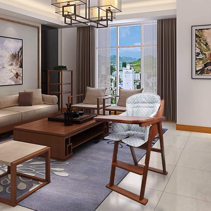 twoworld High Chair Cushion, High Chair Seat Cover for Baby Dining Hair (Gray Star)