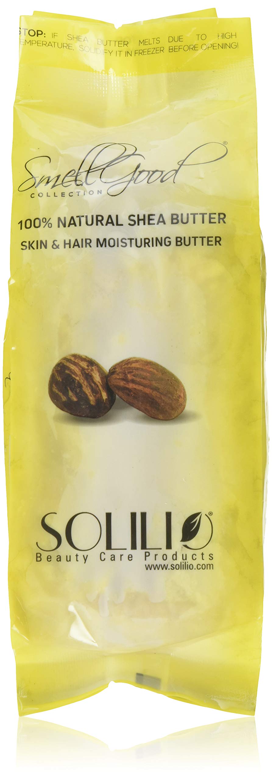 Raw Shea Butter in Sealed Pouch Fresh 1lb (yellow)
