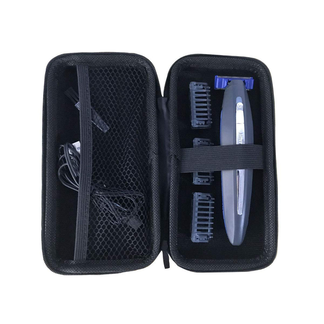 INVODA Hard Storage Travel Case for Micro Touch SOLO Oneblade Case EVA Travel Carrying Case Full Body Trimmer and Shaver Case