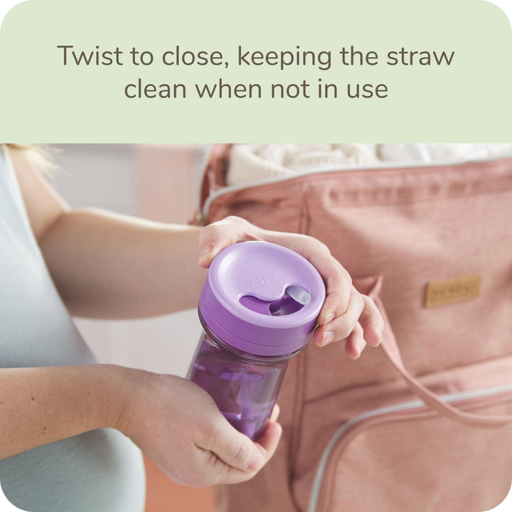 NUK Everlast 2.0 Weighted Straw Cup, 10 oz