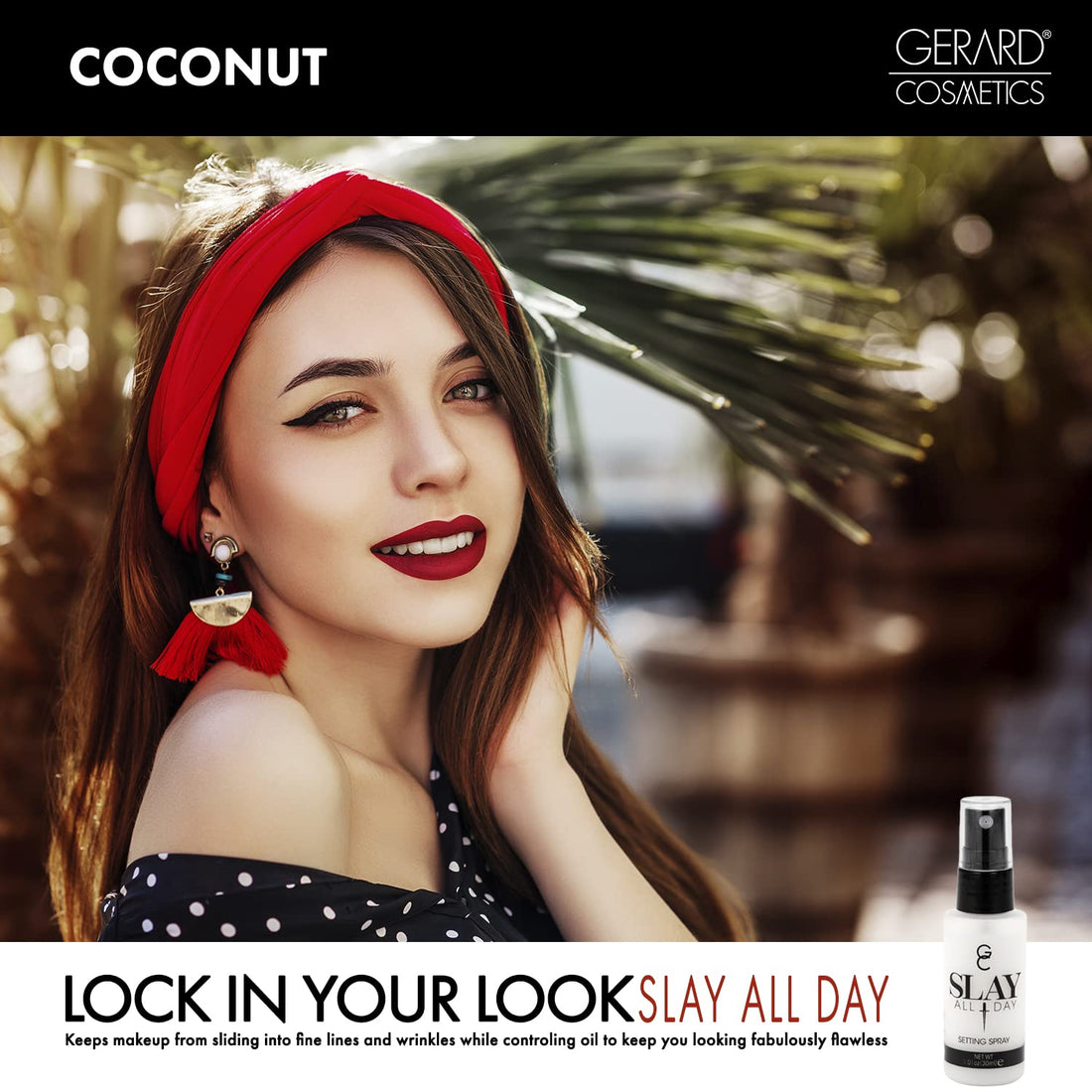 Gerard Cosmetics SLAY ALL DAY SETTING SPRAY MINI - Coconut