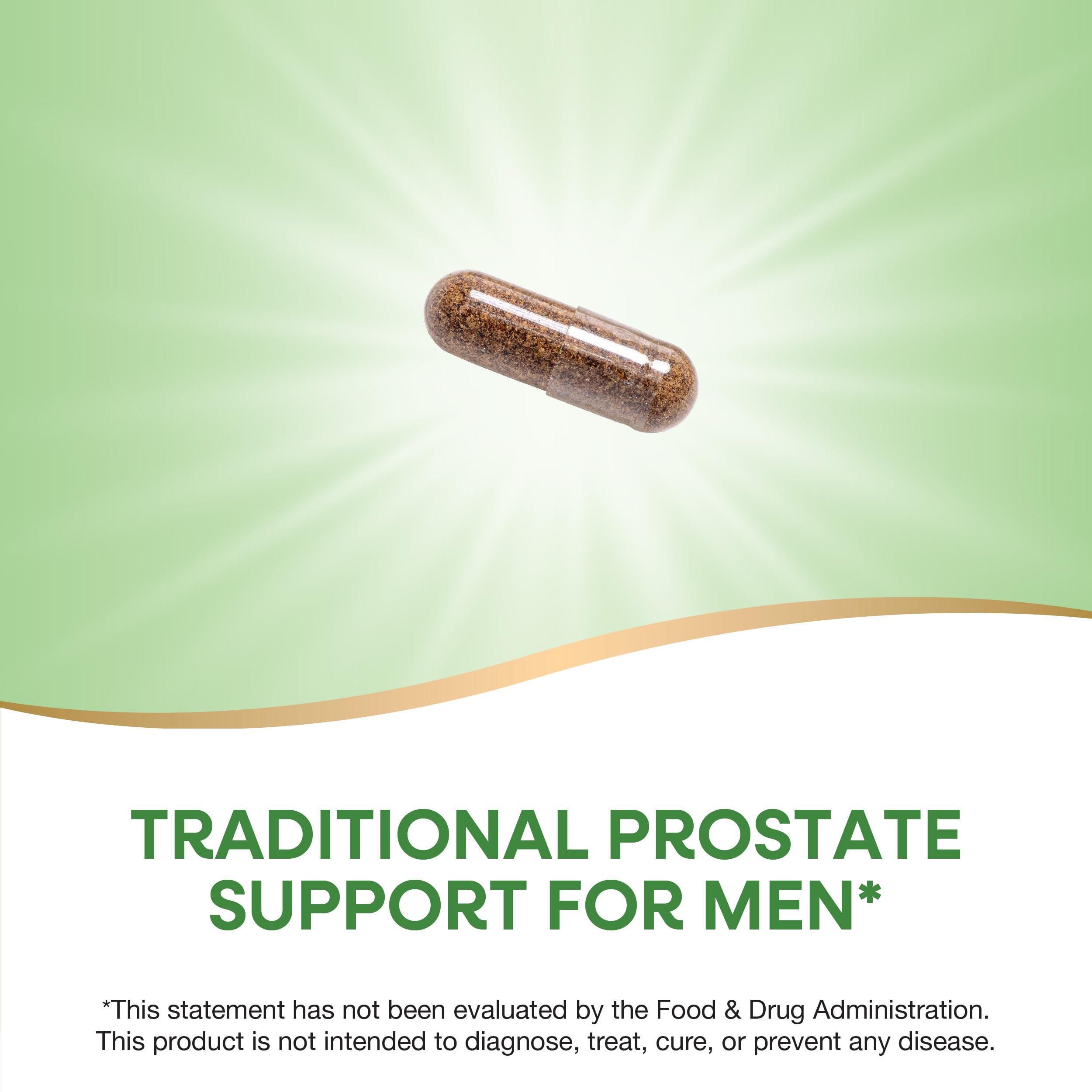 Nature's Way Saw Palmetto Berries, Traditional Prostate Support*, 585 mg per serving, Non-GMO Project Verified, Vegan, 100 Capsules (Packaging May Vary)