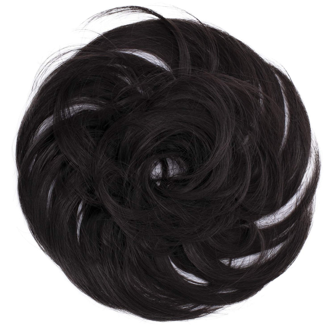 dark brown 4A : PRETTYSHOP Scrunchie Bun Up Do Hair piece Hair Ribbon Ponytail Extensions Wavy Curly or Messy Various Colors(dark brown 4A)