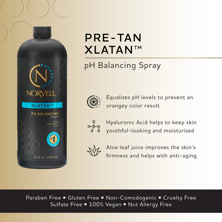 Norvell Amber Sun XL-A-TAN pH Balance Prep Spray 33.8oz