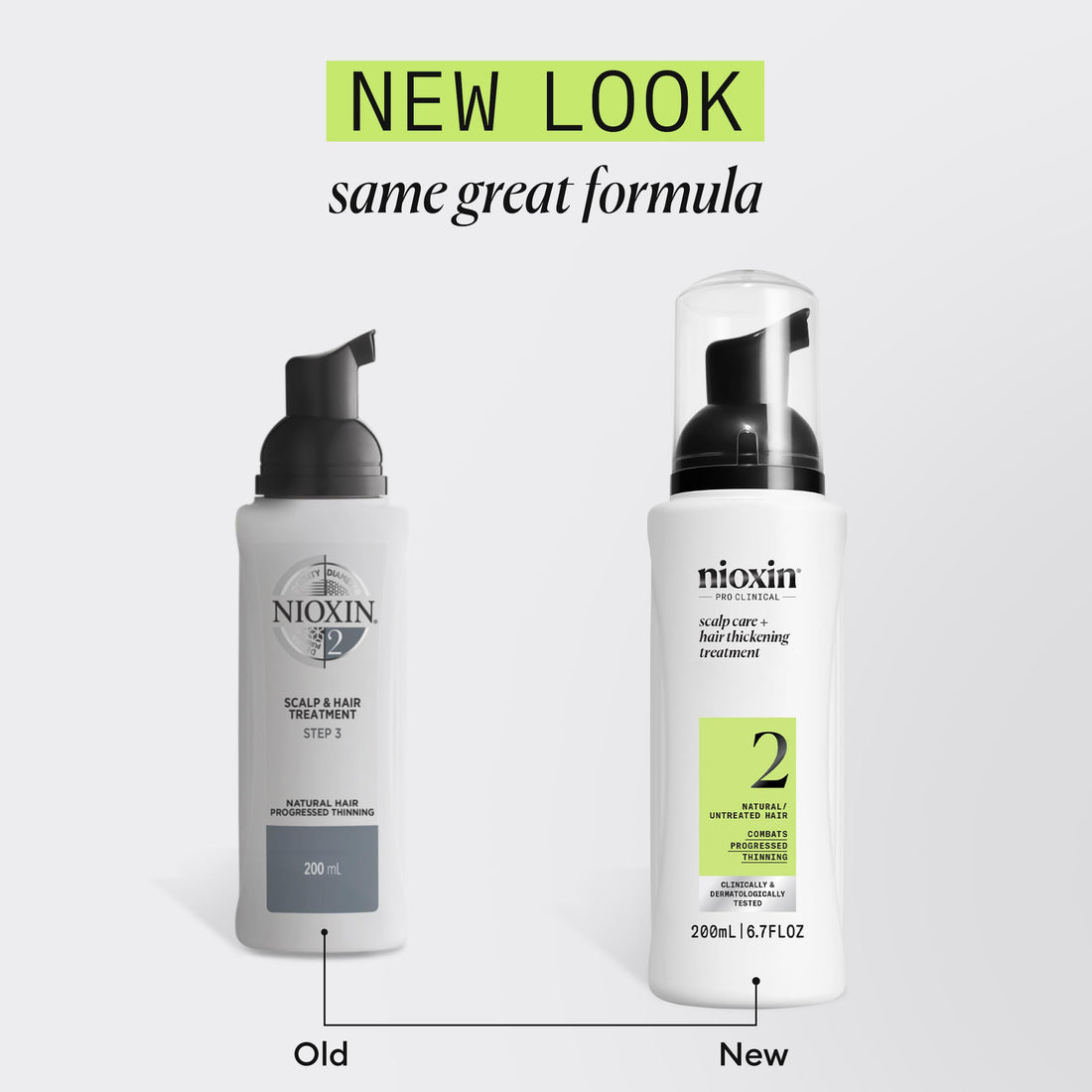 Nioxin Scalp + Hair Thickening System 2 Leave on Treatment, For Natural Hair with Progressed Thinning, 6.8 oz (Packaging May Vary)