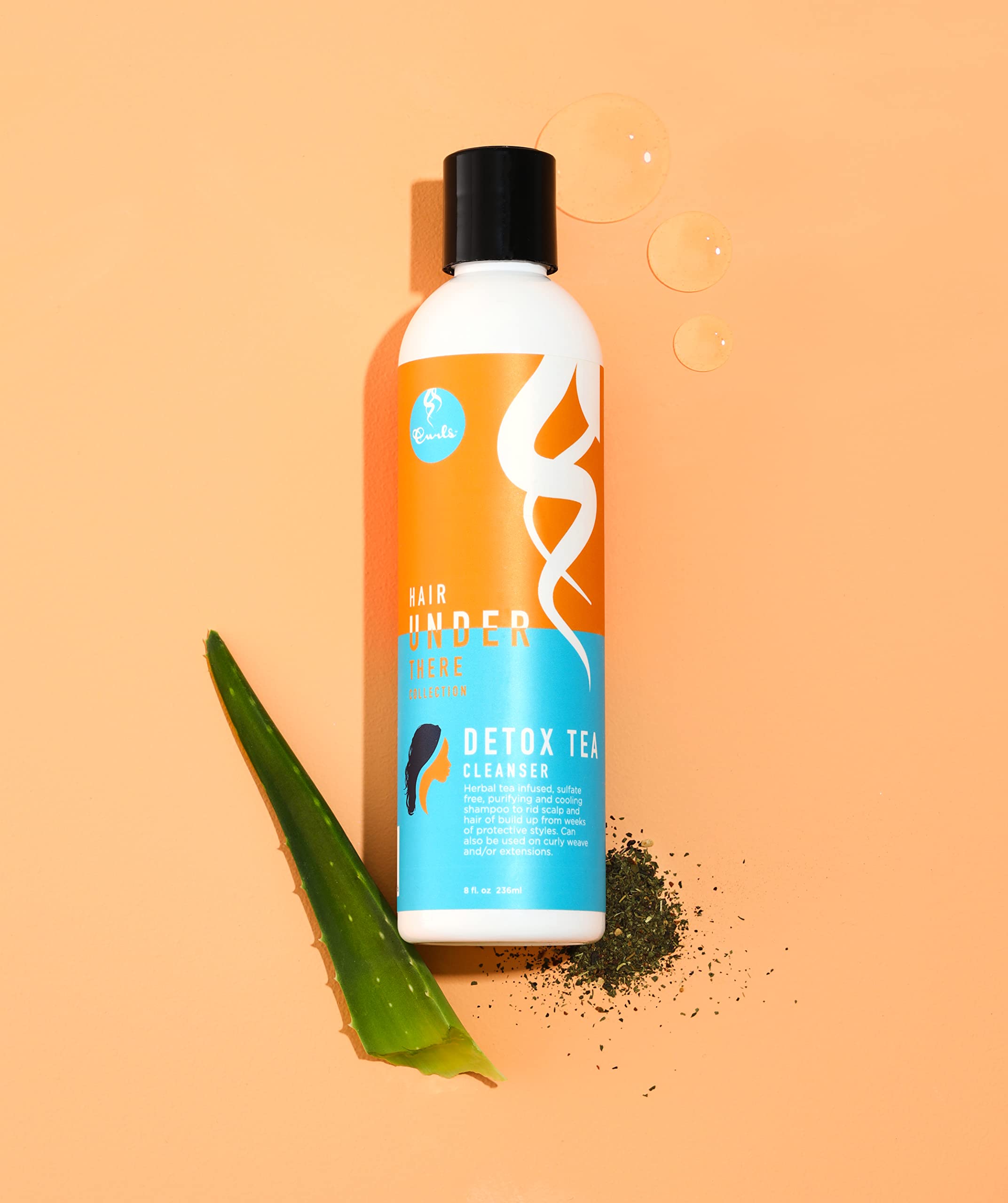 Curls Hair Under There, Detox Tea Shampoo 8 oz