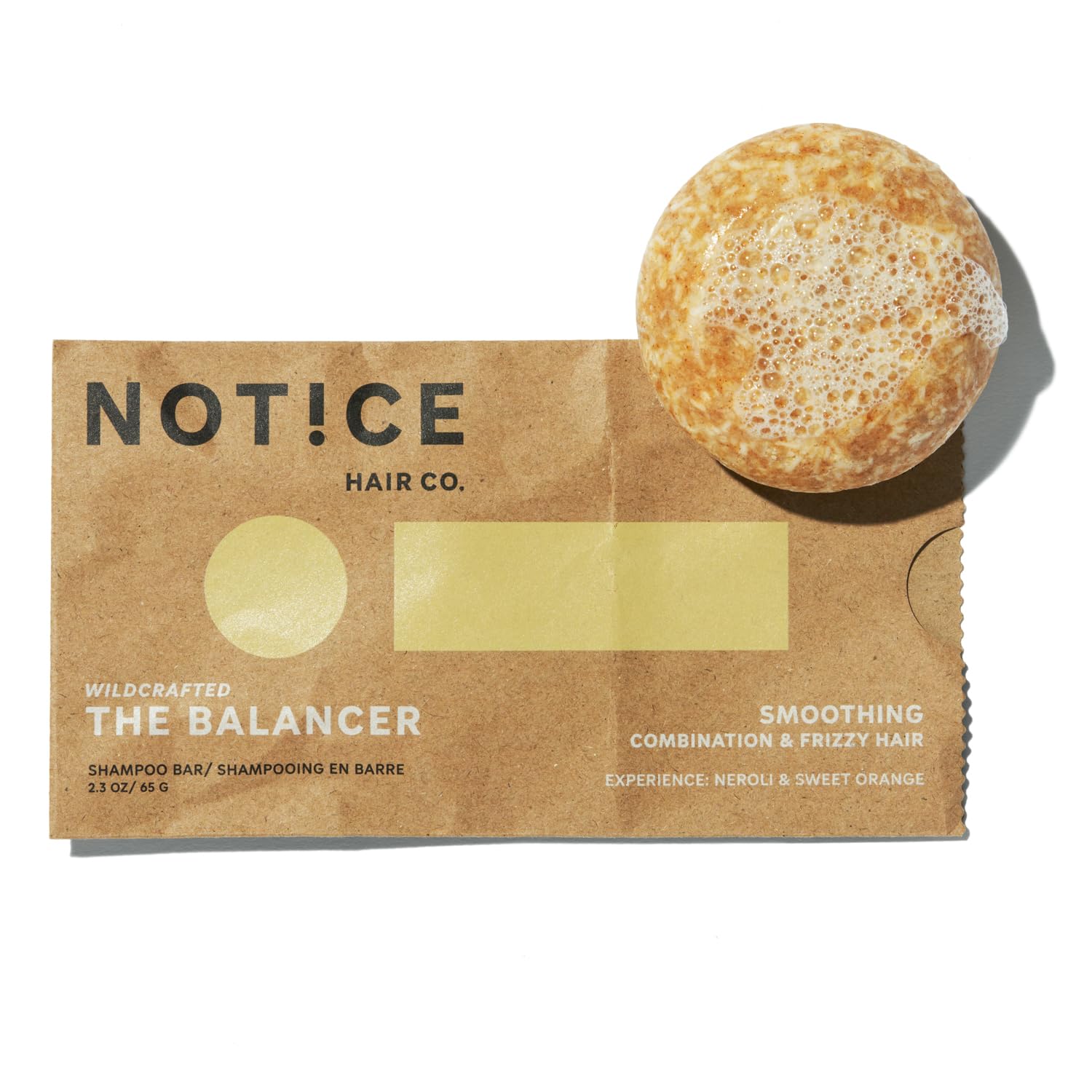 NOT!CE Hair Co. The Balancer Shampoo Bar - smoothing | combination & frizzy hair