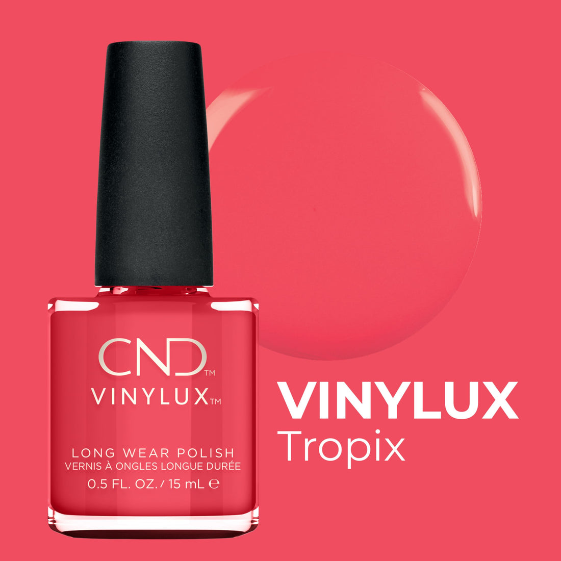 Creative Nail Creative Nail Design Vinylux Nail Lacquer, Tropix, 0.5 Fluid Ounce