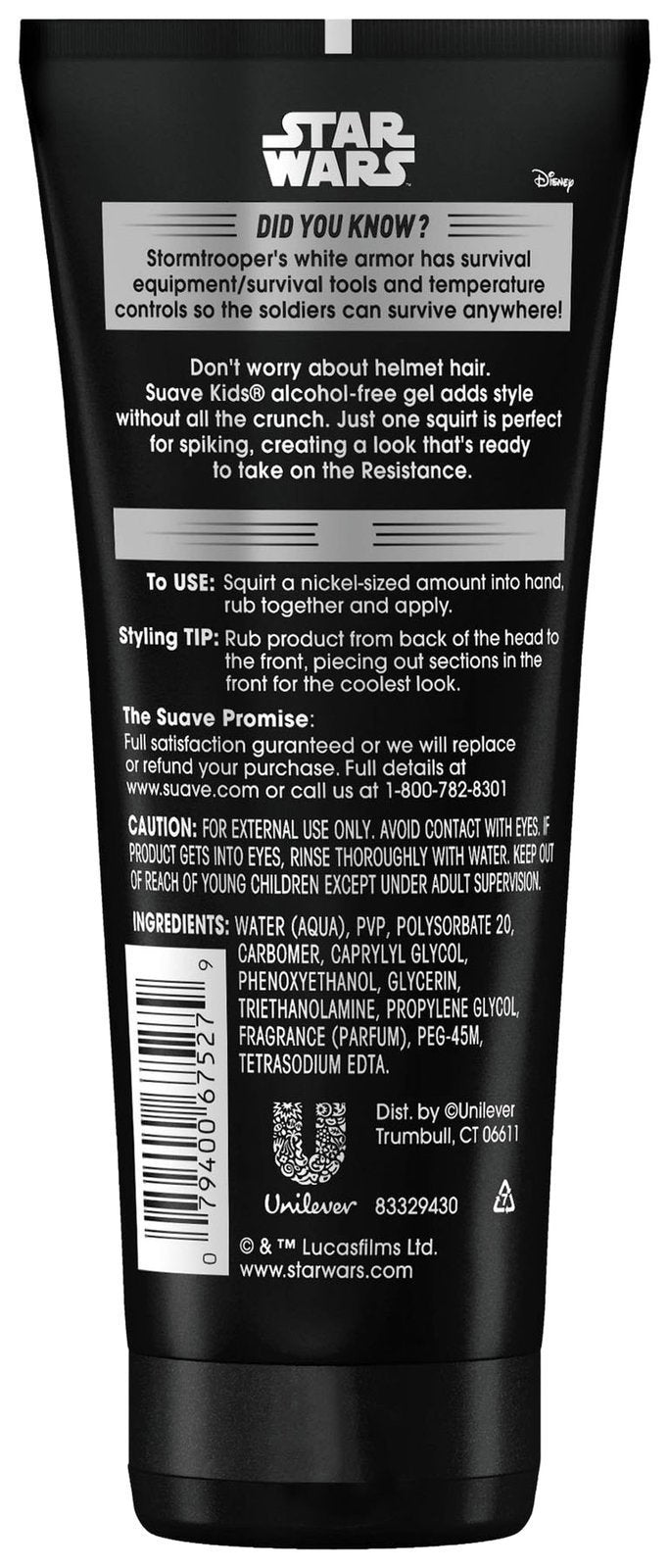 Suave Kids Gel Star Wars Stormtrooper Tropical Storm, 7 Ounce by Suave