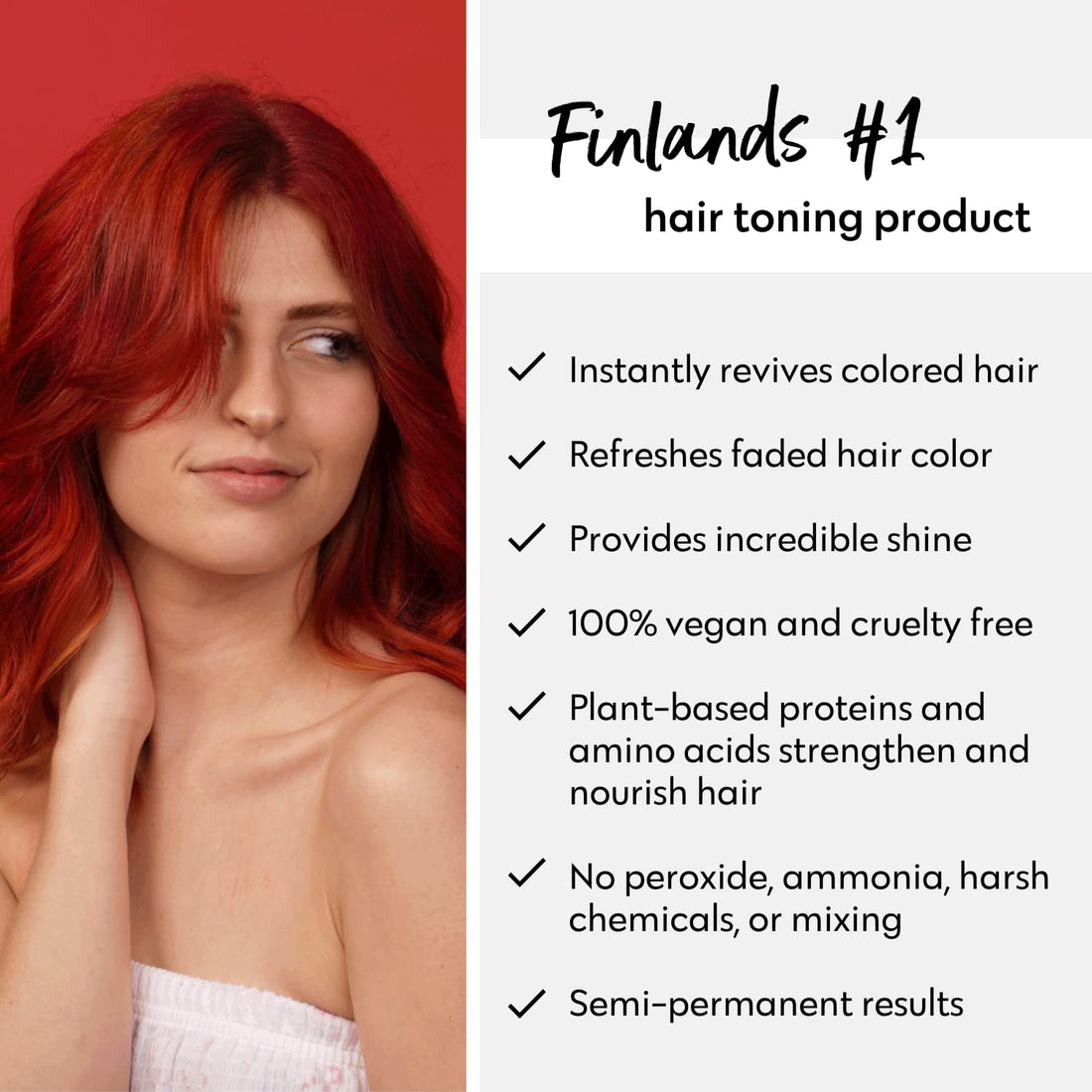 Color Mask Red - Red Conditioner and Reconstructive Treatment for Red Color Treated Hair, Red Color Depositing Conditioner, 6.76 oz - KC Professional