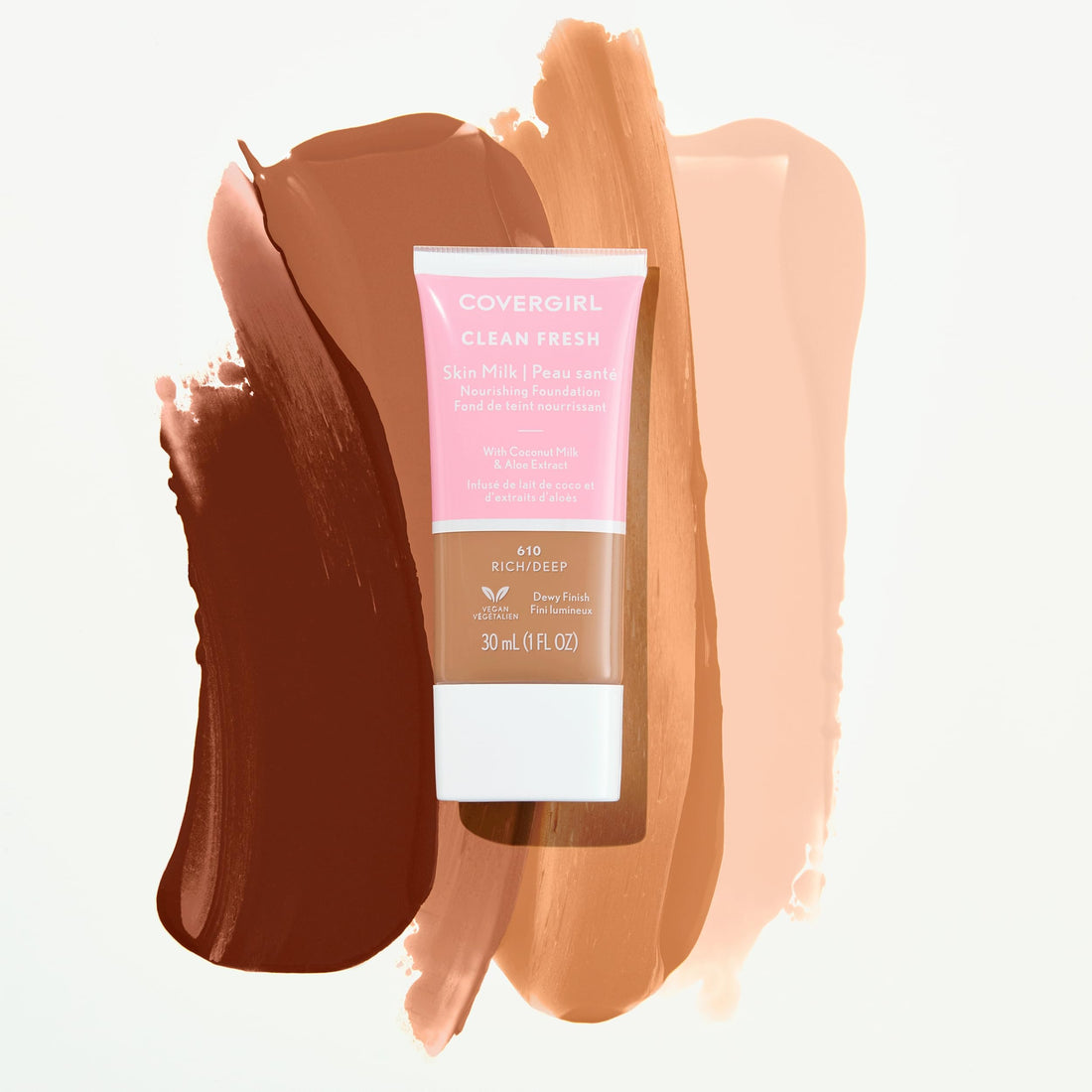 COVERGIRL, Clean Fresh Skin Milk Foundation, Light, 1 Fl Oz (Pack of 1) (packaging may vary)