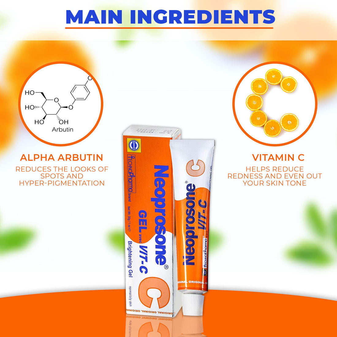 Neoprosone Brightening Gel With Vit-C 1oz
