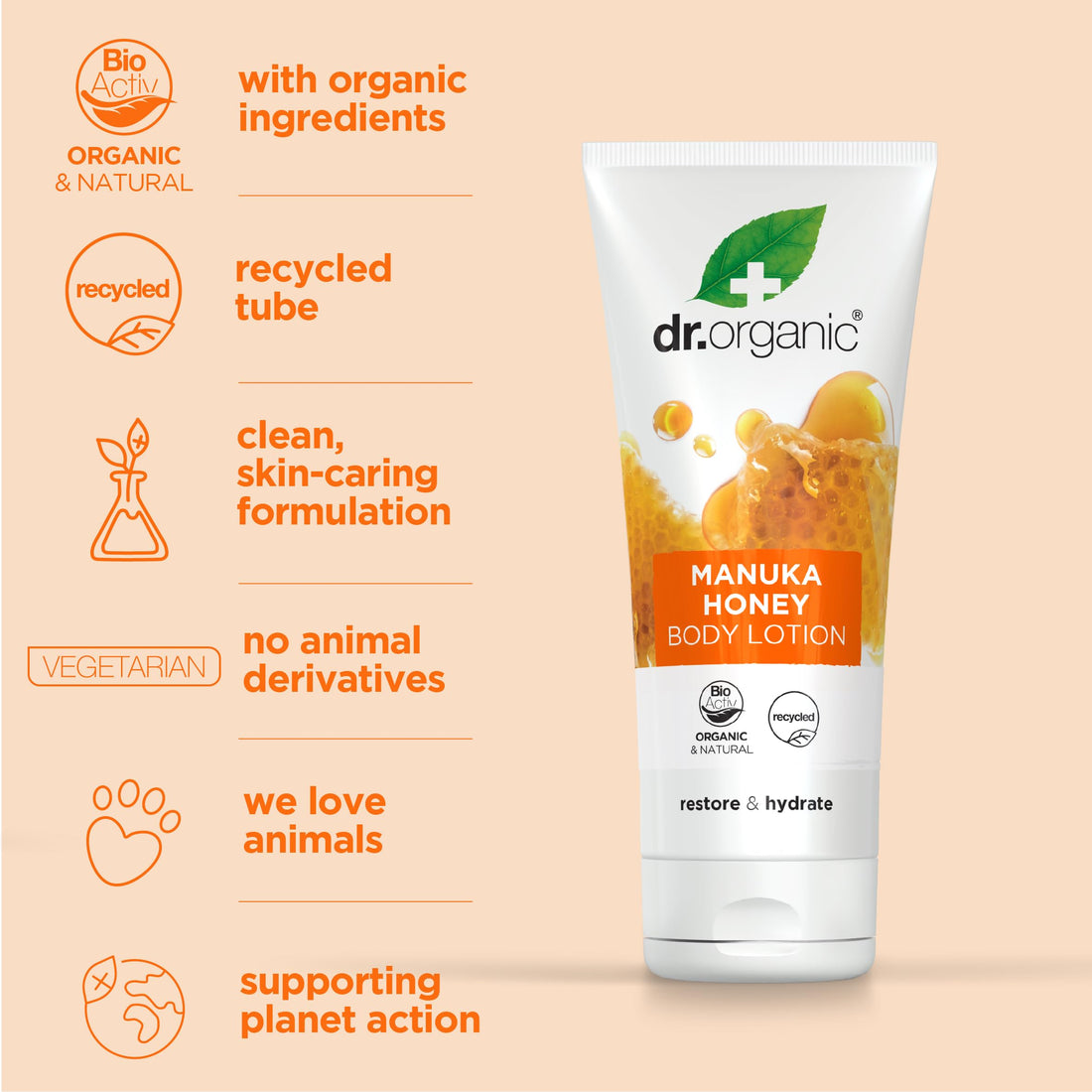 Dr. Organic Dr Organic Manuka Honey Skin Lotion