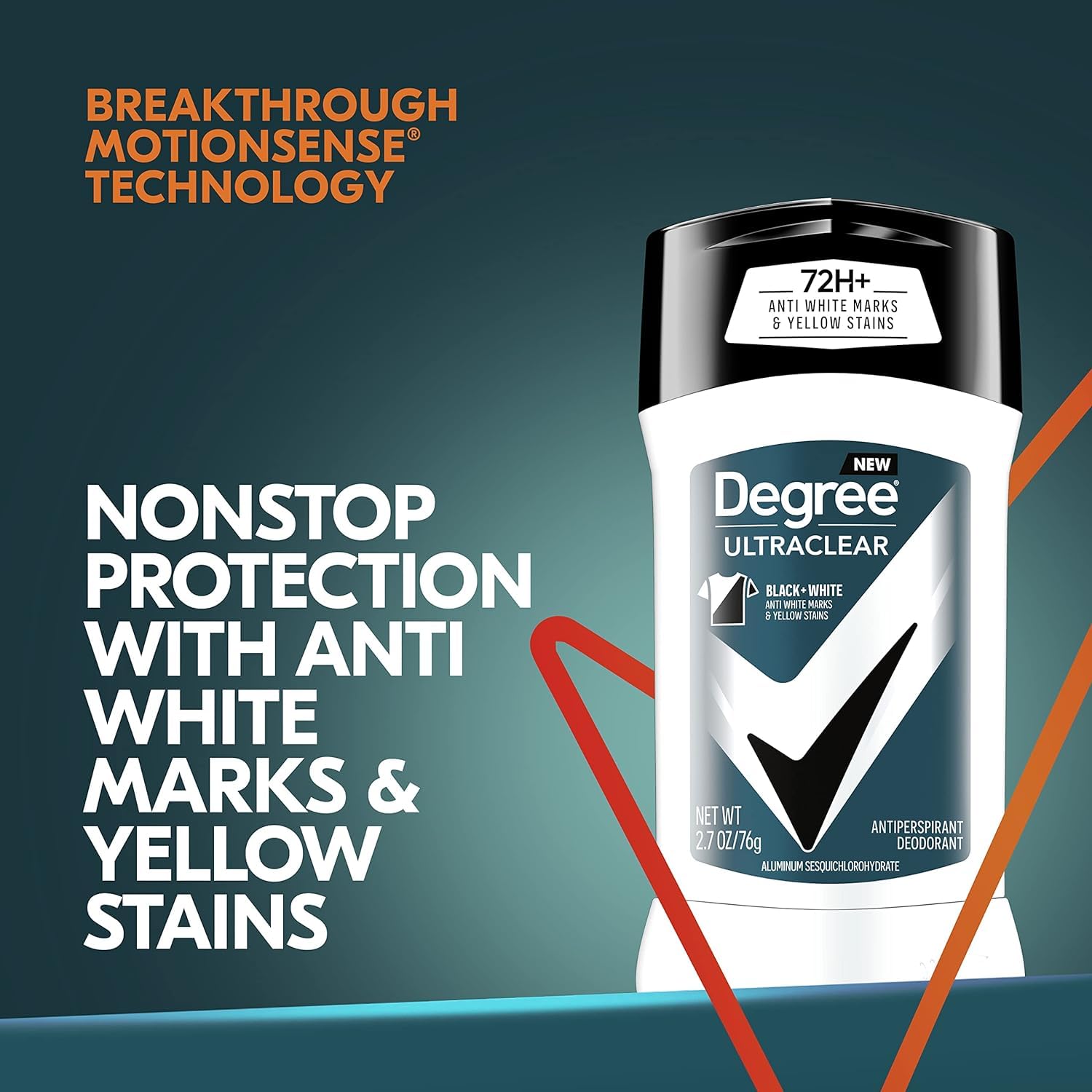 Degree Deodorant 2.7 Ounce Mens Ultra Clear Black & White (79ml) (2 Pack)