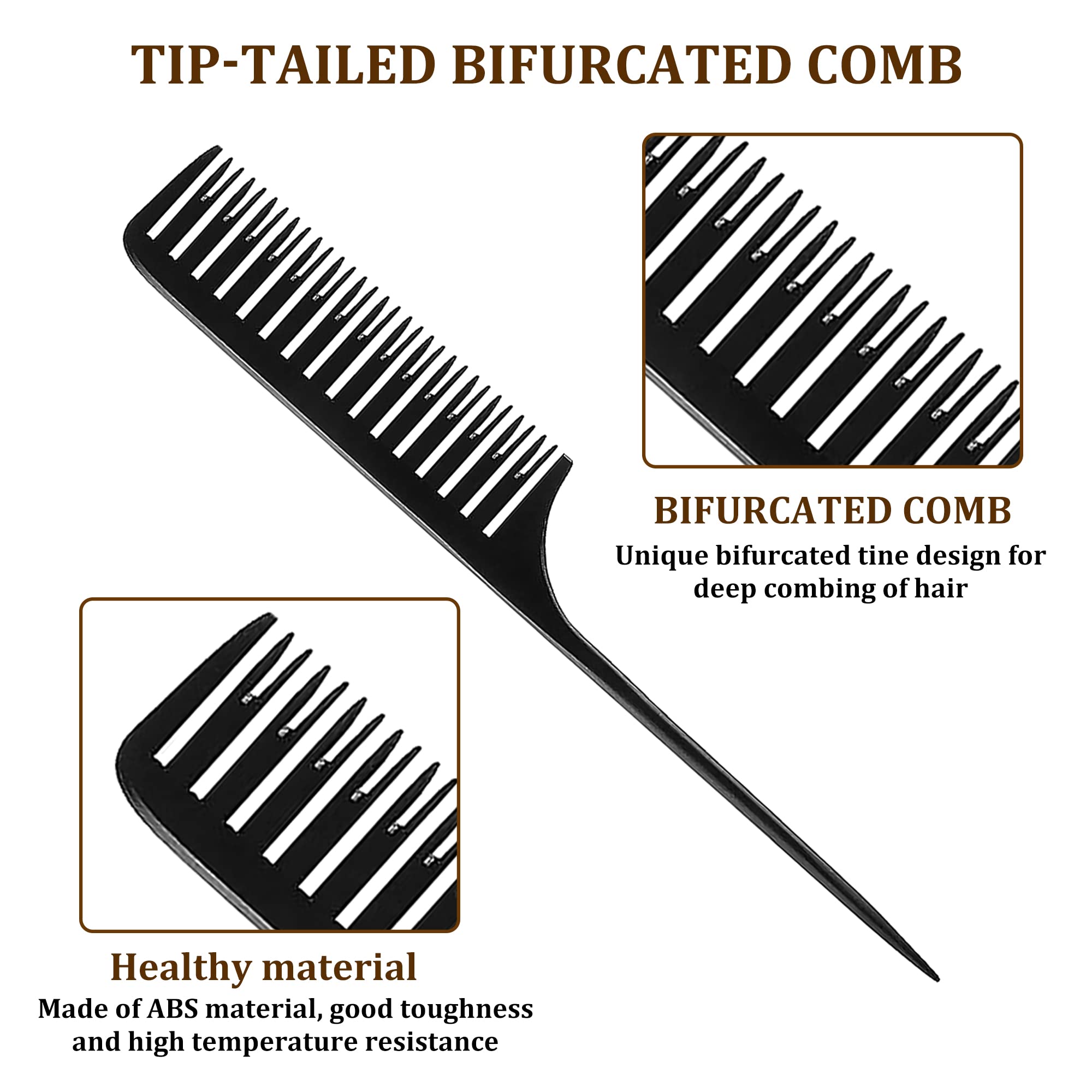 Angelwings Professional Hair Combs for Women Styling, Hair Combs Plastic