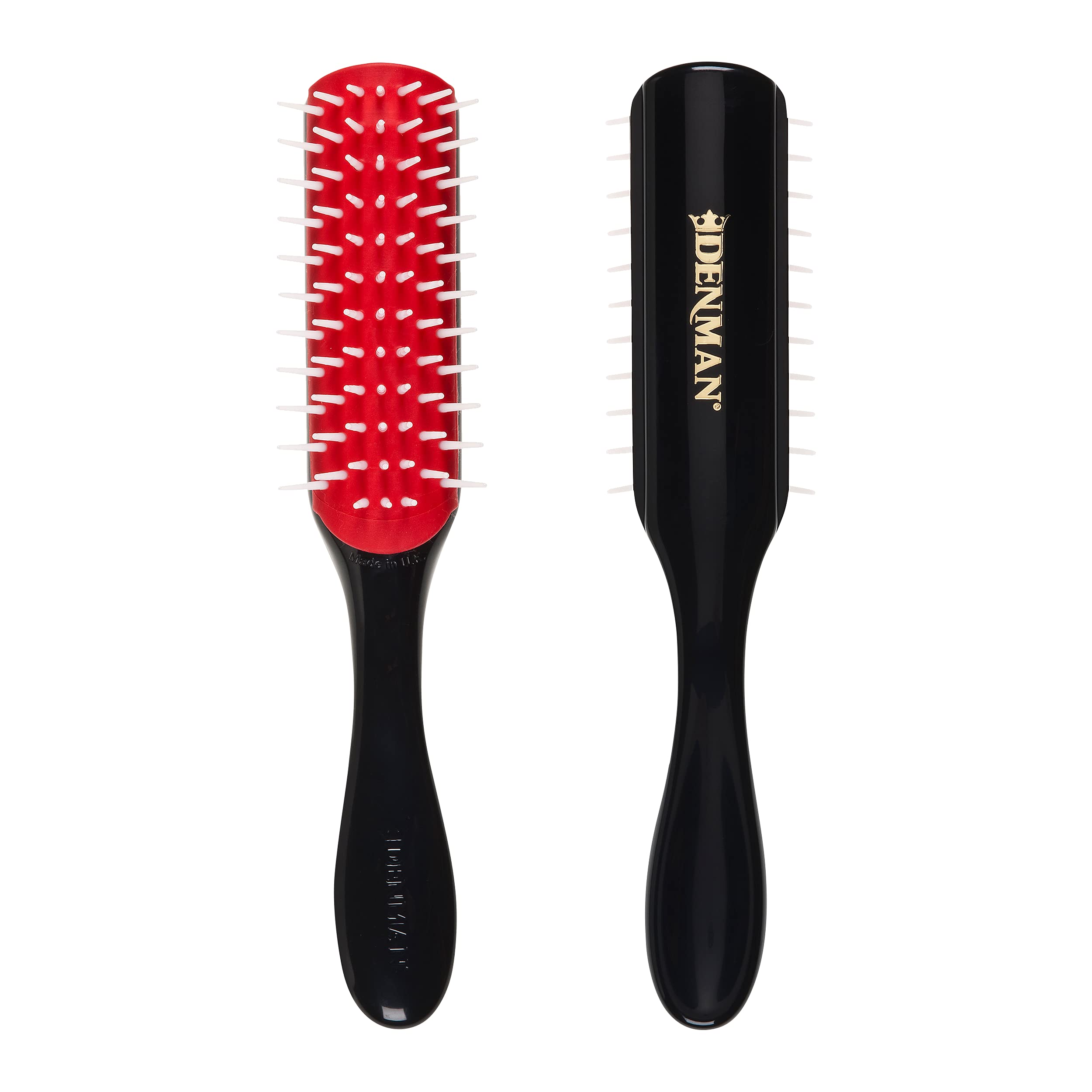Denman Classic Styling Brush with Free Flow Wide Spaced Pins