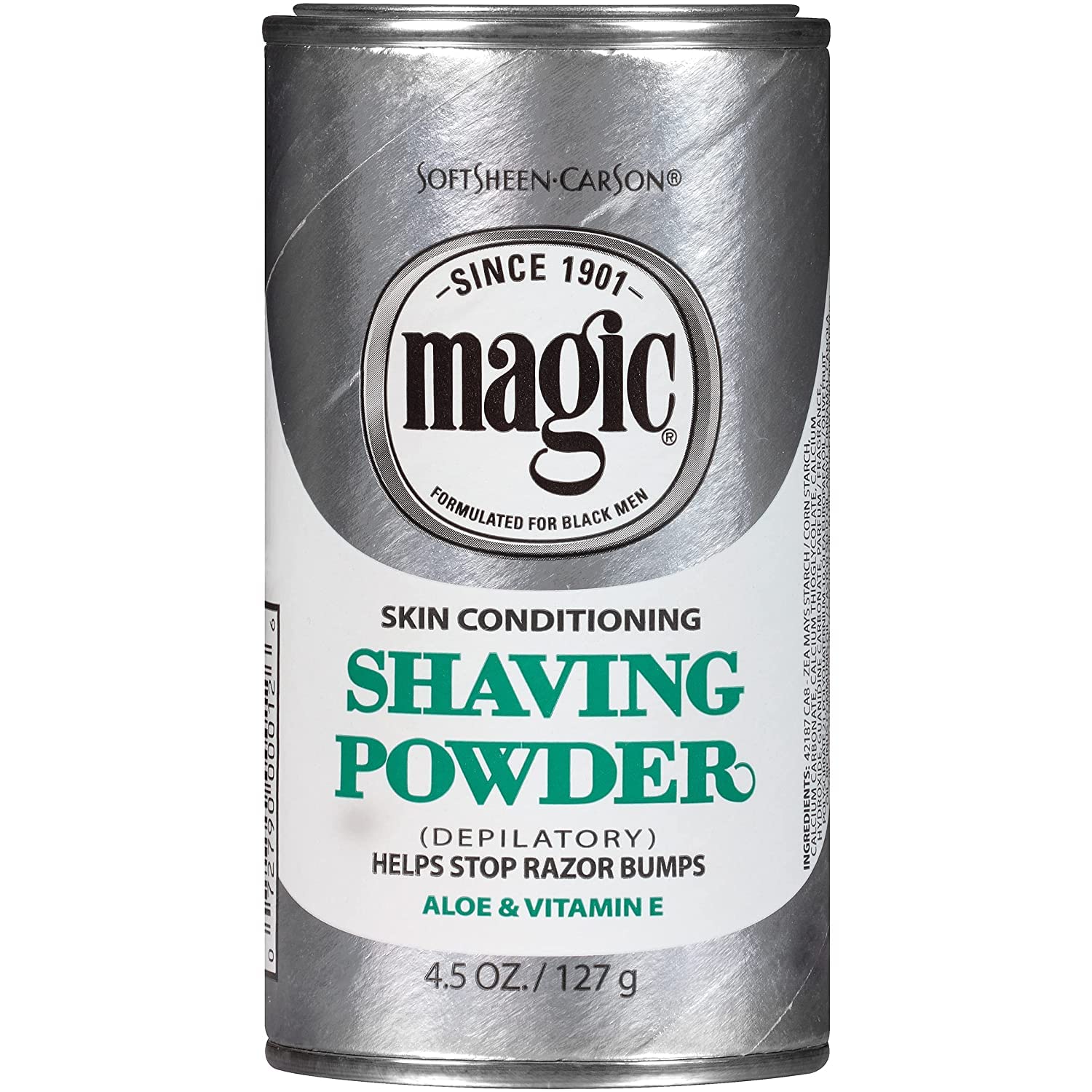 SoftSheen Carson Magic Skin Conditioning with Aloe & Vitamin E Shaving Powder : Pack of 4