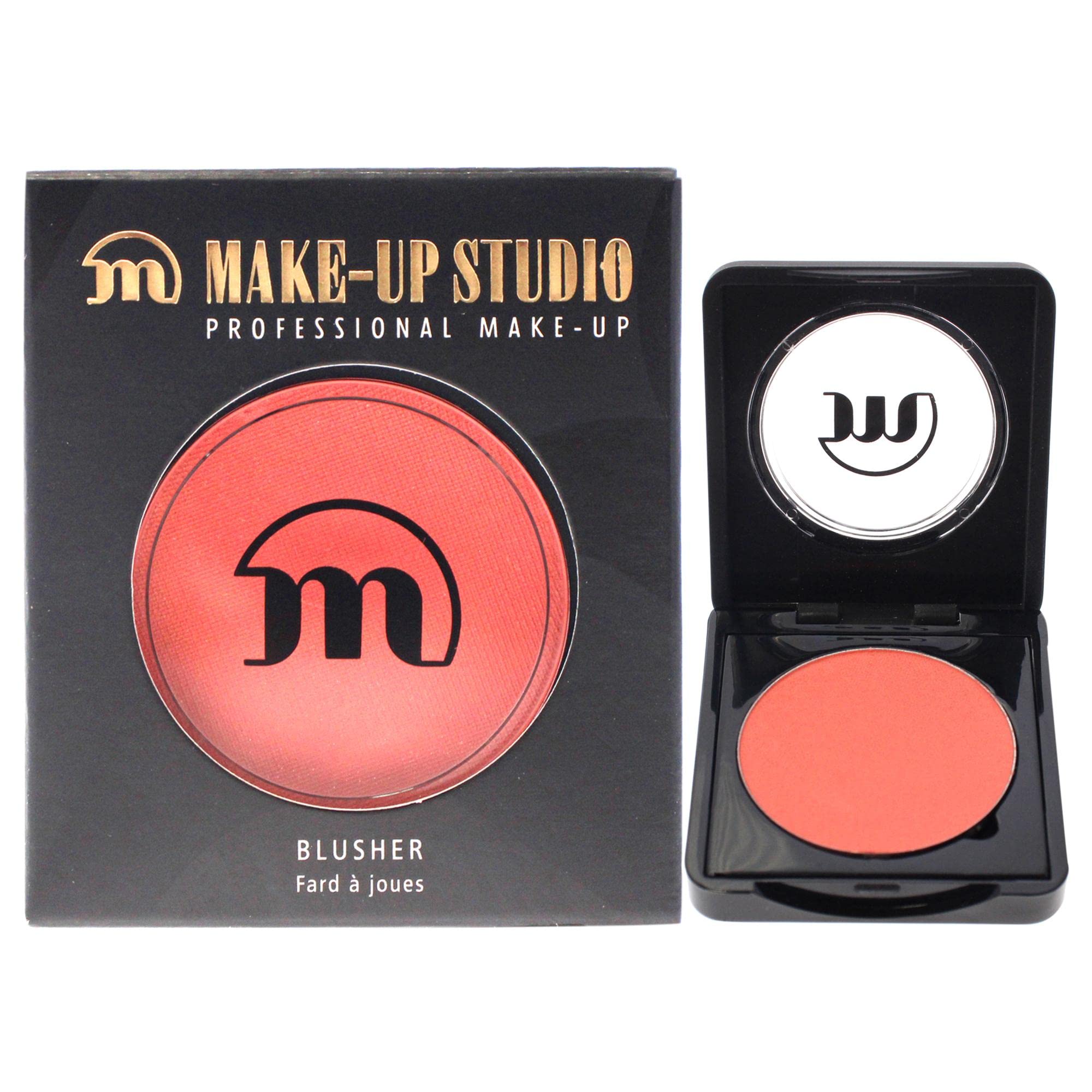 Make-Up Studio Professional Make-Up Face Powder Blush - Easy To Apply - Beautiful Matte Blush - Well Pigmented But Buildable - Flawless & Natural Result - Adds Colour To Your Face - Shade 40 - 0.1 Oz
