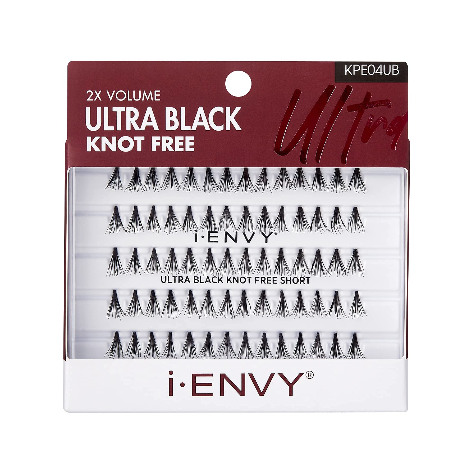 Kiss I Envy Knot Free Short 70 Lashes Ultra Black