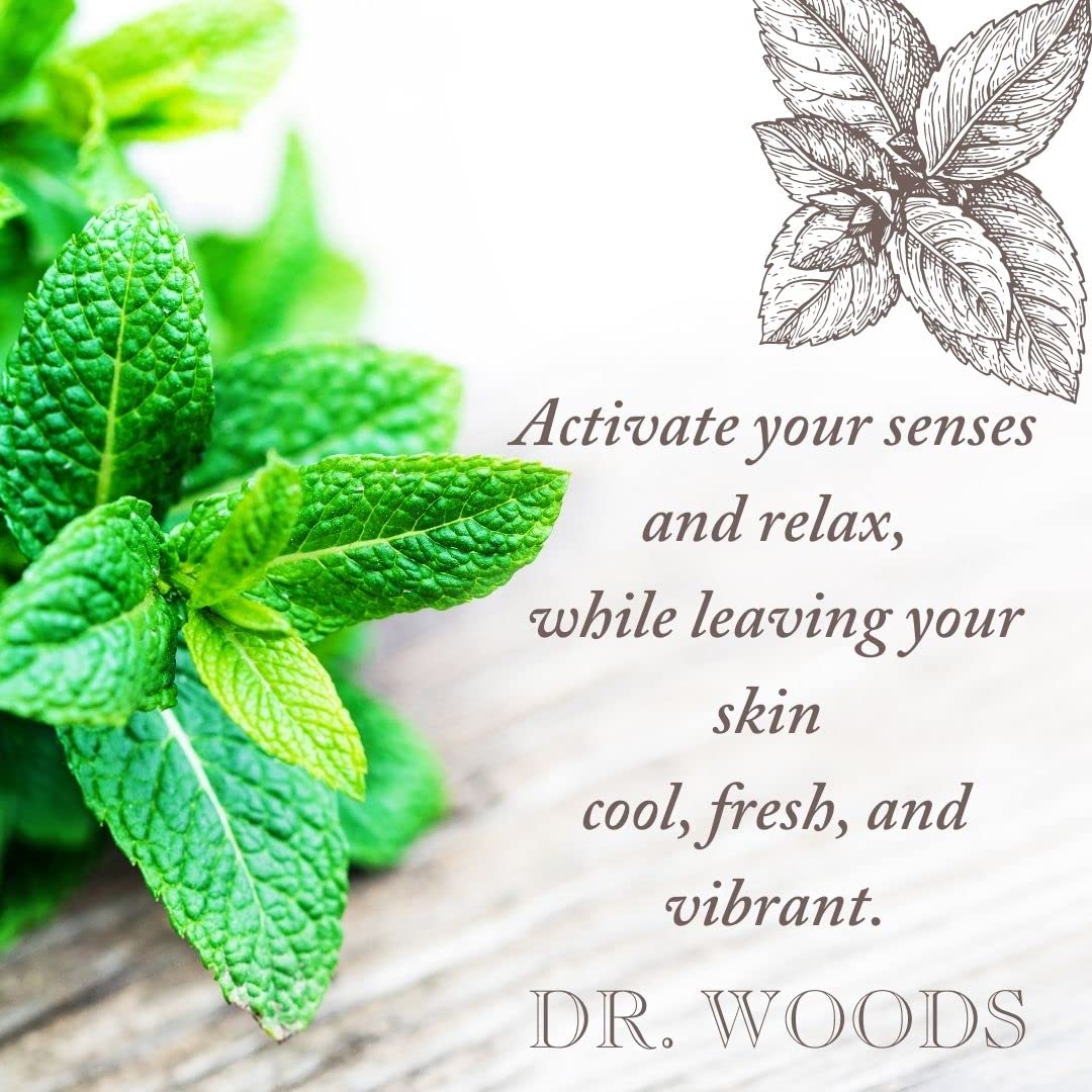 Dr. Woods Pure Peppermint Liquid Castile Soap, 32 Ounce