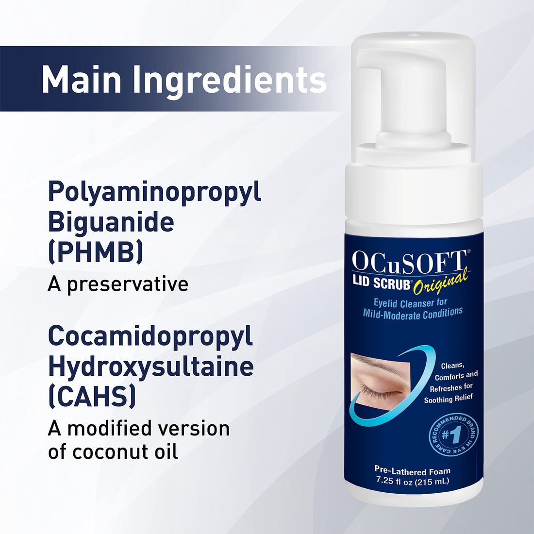 Ocusoft Lid Scrub Foaming Eyelid Cleanser (7.25 fl. oz.)