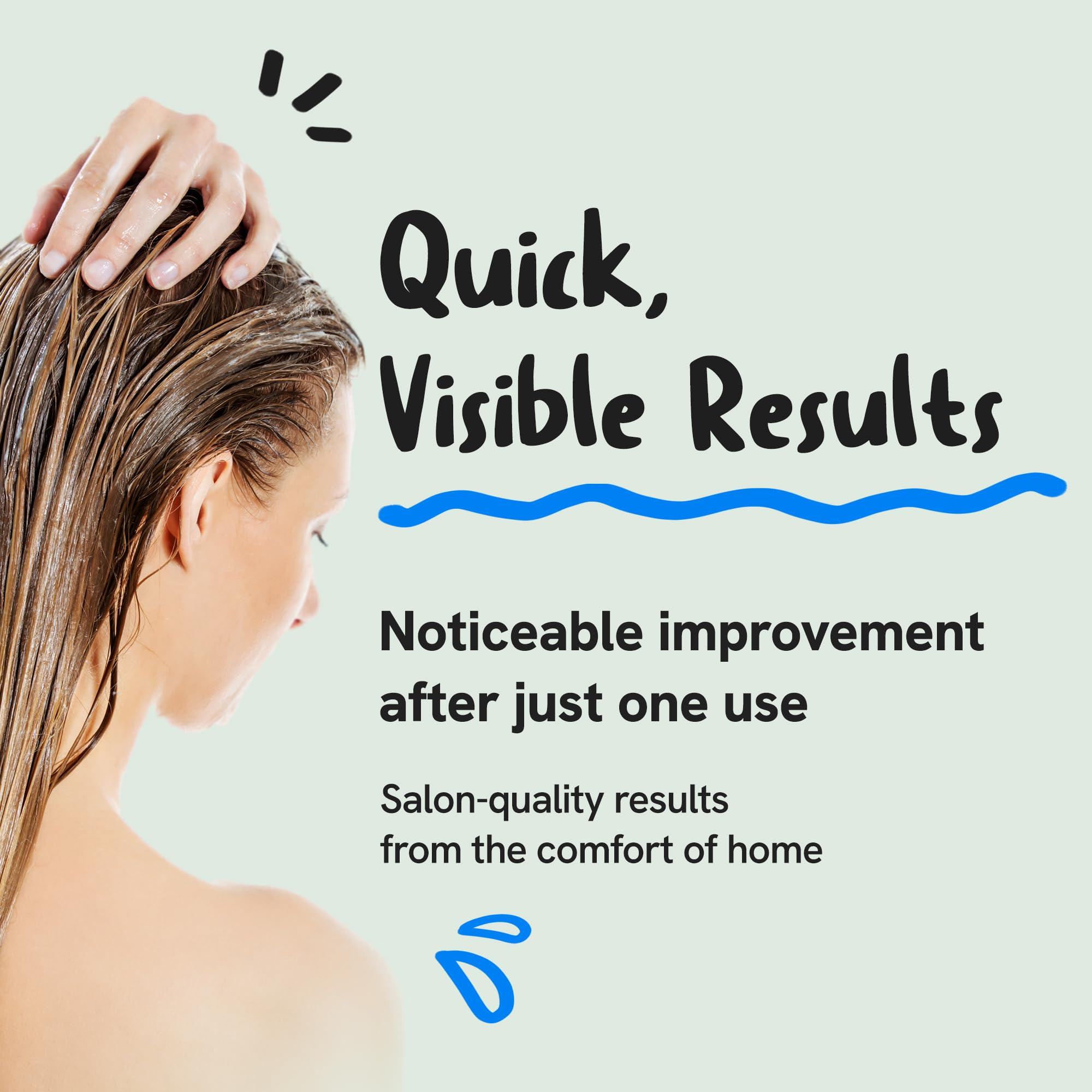 DEAR HAIR Daily Collagen Protein Ceramide Hair Treatment for Dry, Damaged Hair, Bond Repair Deep Conditioning Mask with Hydrolyzed Collagen & Pea Protein, 3.3fl.oz | 100ml