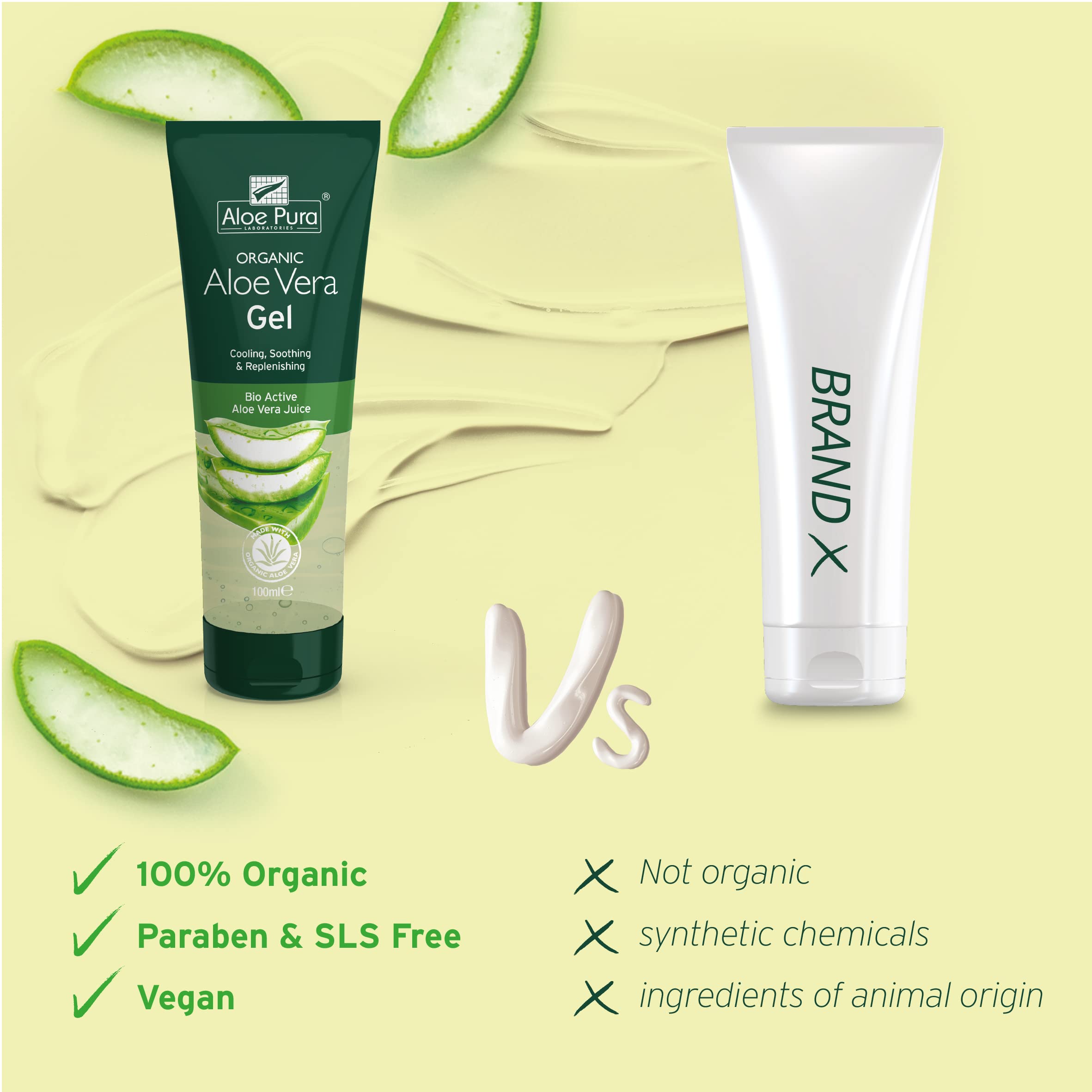 Aloe Pura Aloe Vera Skin Gel 100ml [Personal Care]