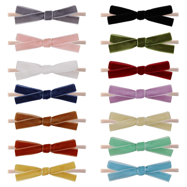 LittleJoJo Baby Girl Headbands and Bows, Newborn Infant Toddler Nylon Hairbands Hair Accessories