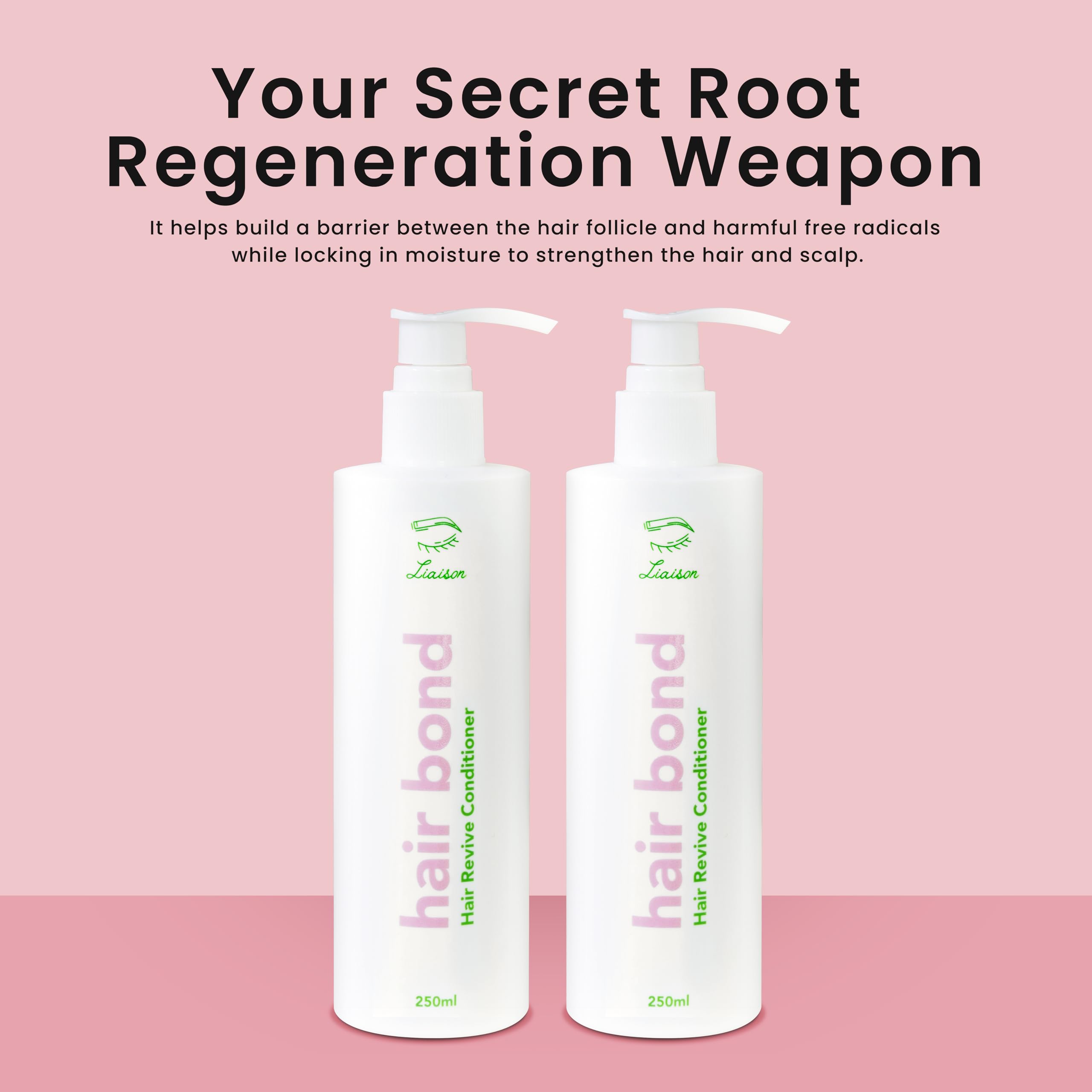 Hair Bond Conditioner for Women - Thickening & Volumizing Formula - Protects & Strengthens Hair Promotes Healthy Growth & Adds Volume (2 Pack)