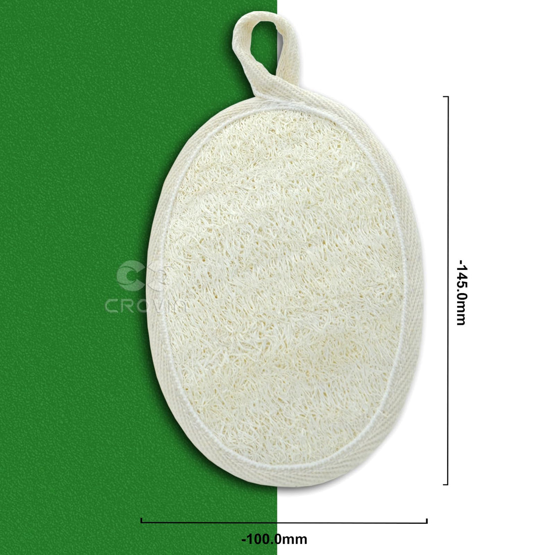 Crovin Loofah Pads - Exfoliating Loofah Body Scrubber 100% Natural Bath Sponge for Men and Women’s SPA - 6 Packs Gifts Luffa Package,Perfect for Bath Shower