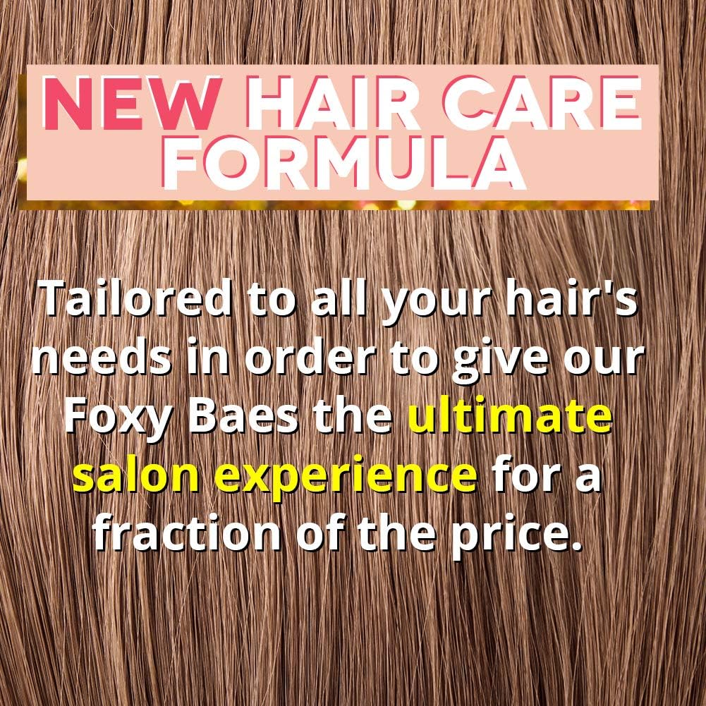 FoxyBae California Dreaming Moisturizing Shampoo | 12-in-1 Blend Hair Nourishing Shampoo for Moisture, Volume with Biotin, Argan Oil, Shea Butter | Sulfate-Free, Paraben-Free, Cruelty-Free - 10 Fl Oz