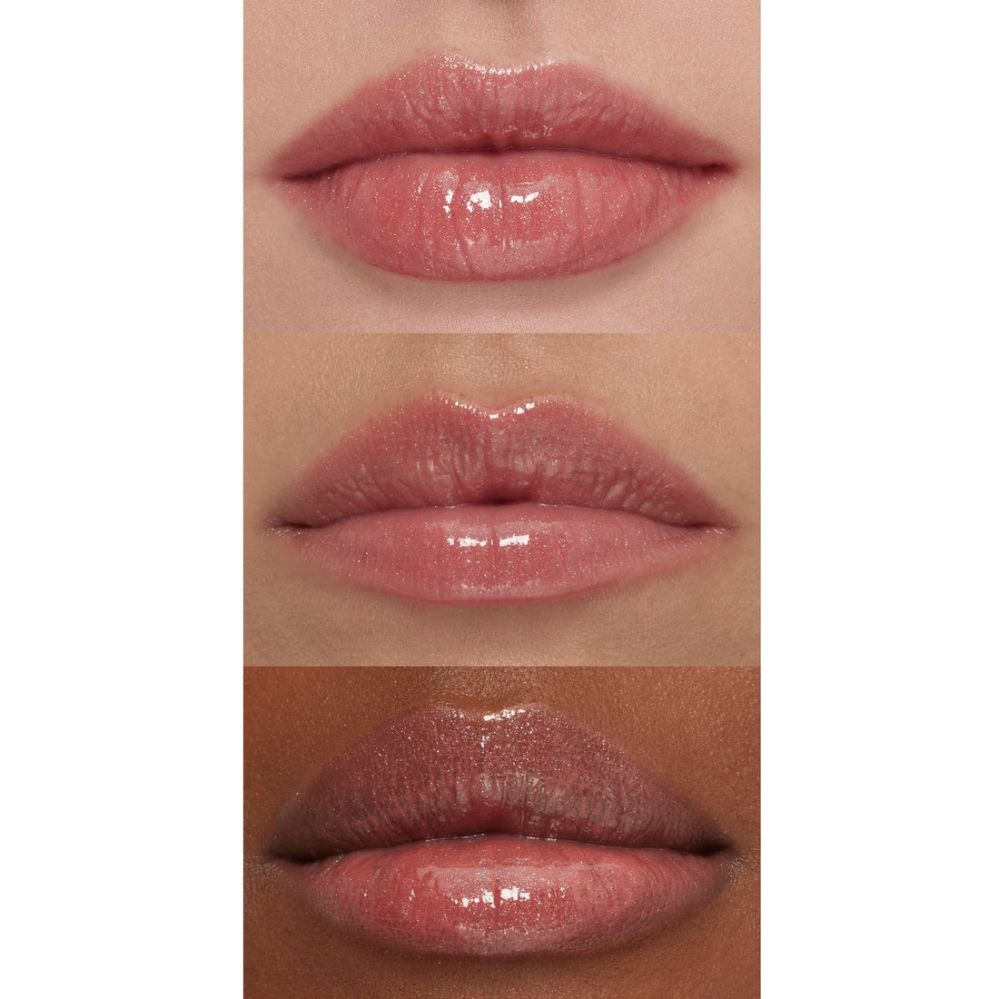 e.l.f. Lip Plumping Gloss, High-Shine Sheer Color, Hydrates & Creates Fuller Lips With Vitamin E, Vegan & Cruelty-Free, Mauve Lady, 0.1 Fl Oz