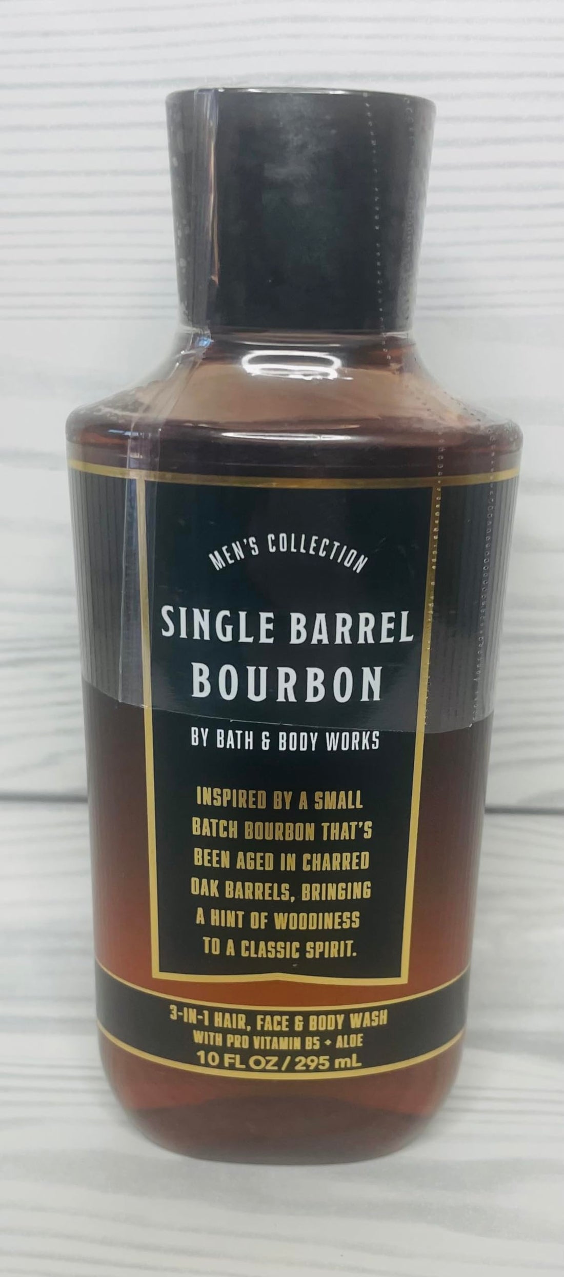Bath & Body Works Men's Single Barrel Bourbon 3-in-1 Hair, Face & Body Wash 10 Ounce