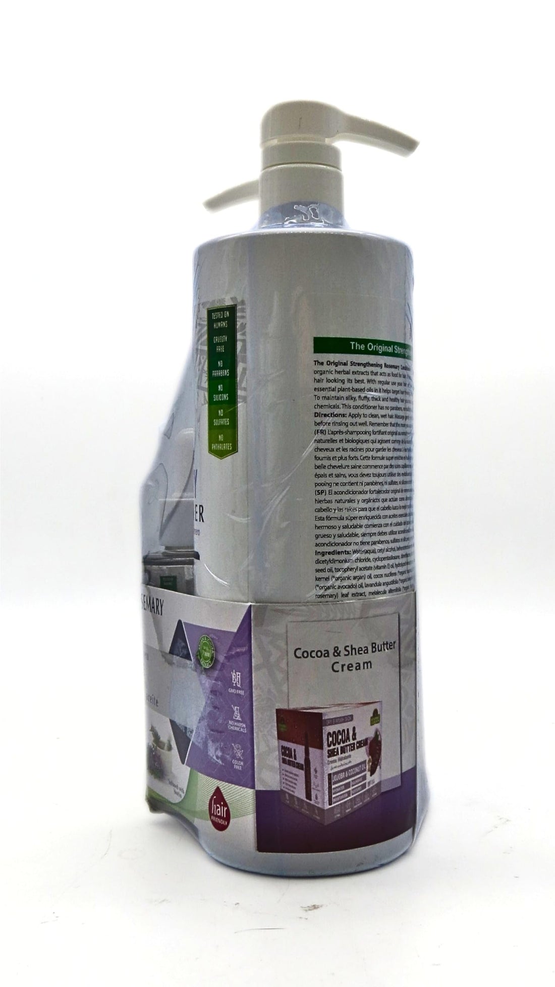Spanish Garden | Hair Strengthening Rosemary Shampoo & Conditioner & Hair Oil Set, White