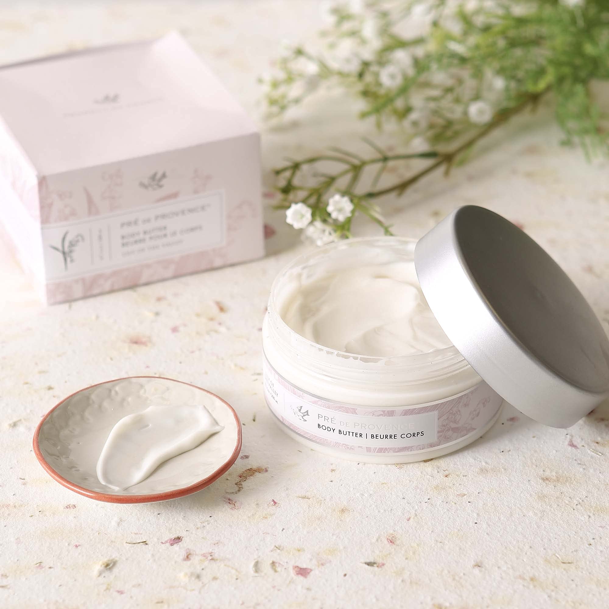 Pre de Provence Collection Shea Butter Enriched Soothing & Moisturizing, Body Butter, 6.7 fl oz, Lily of the Valley