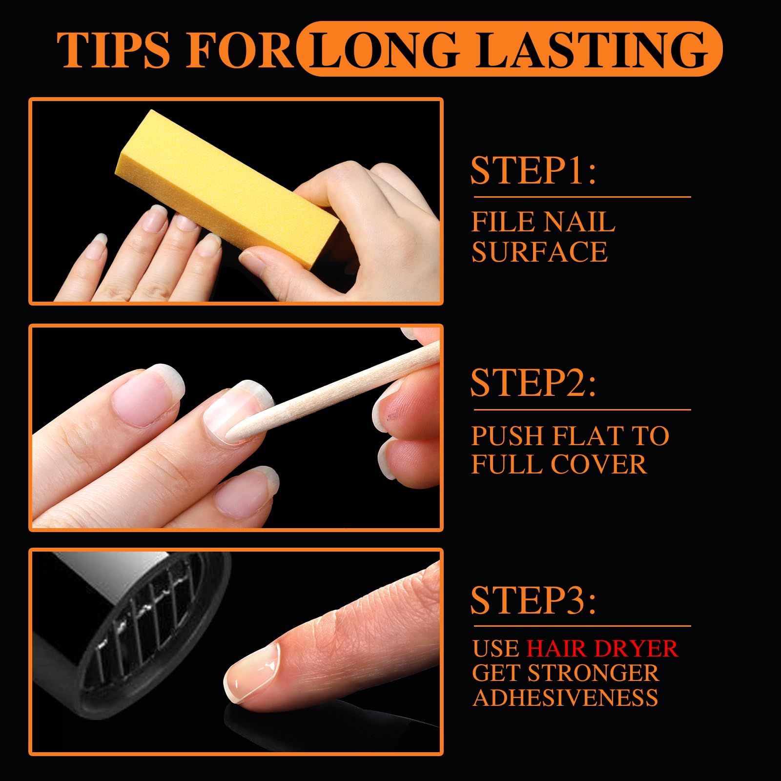 Teenitor 900pcs Nail Adhesive Tabs, 15 Sizes of Press on Nail Sticky Tabs, Nail Stickers for Press on Nails, Nail Tabs Nail Glue Stickers, 60 Sheets