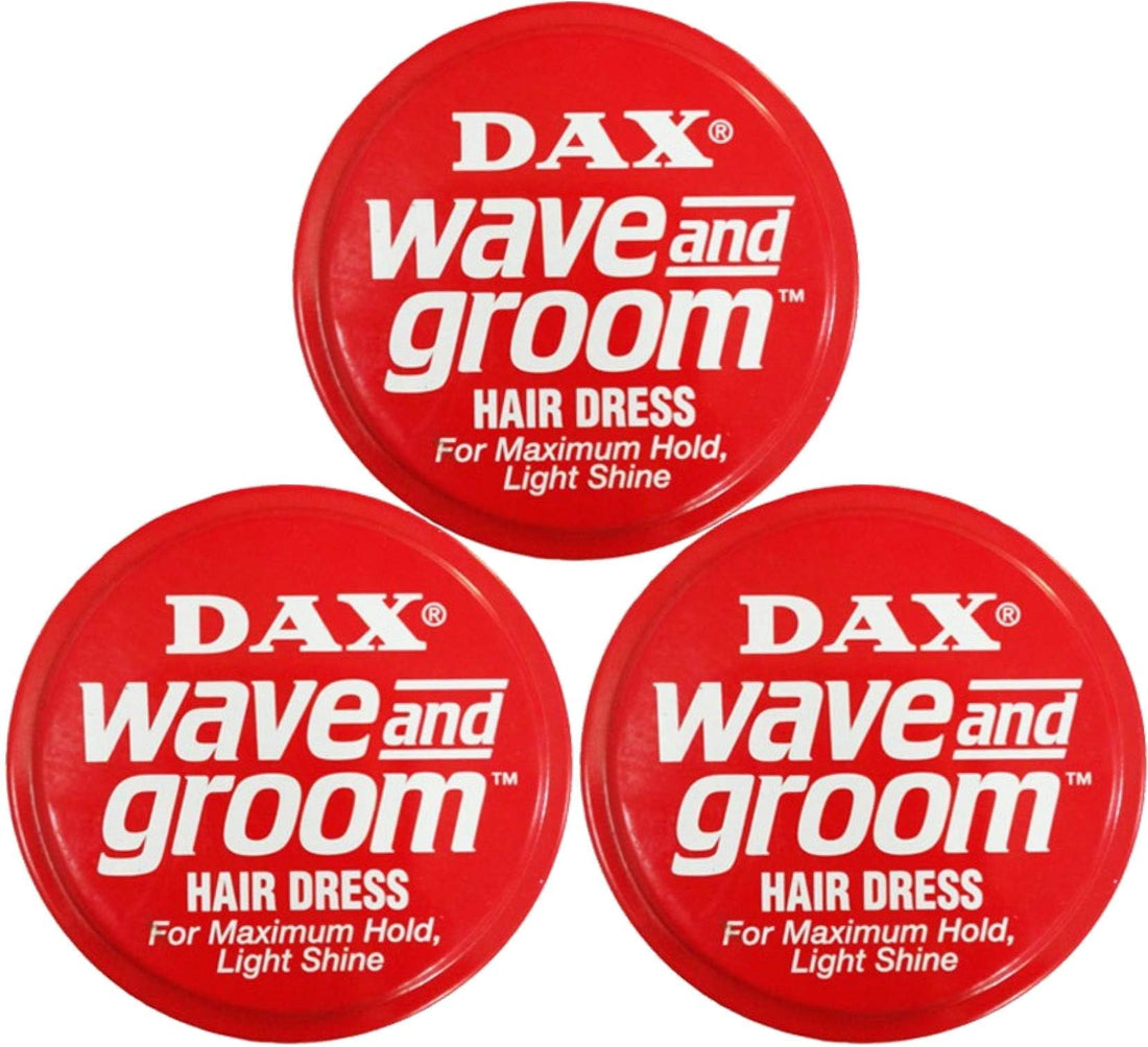 Dax Wax Red Wave & Groom, 3 (Triple) Pack