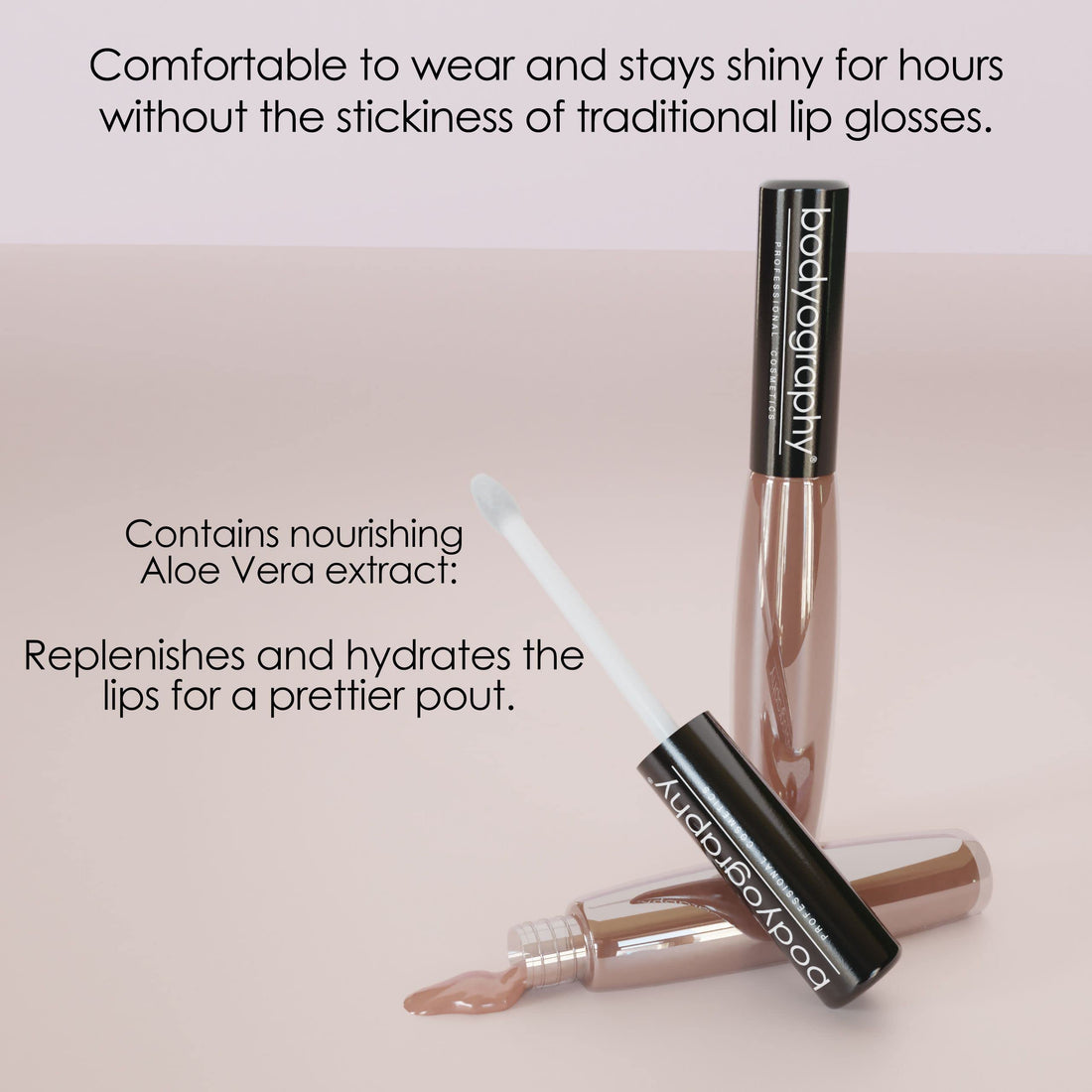 Bodyography Lip Gloss, Shy, 0.3 Ounce